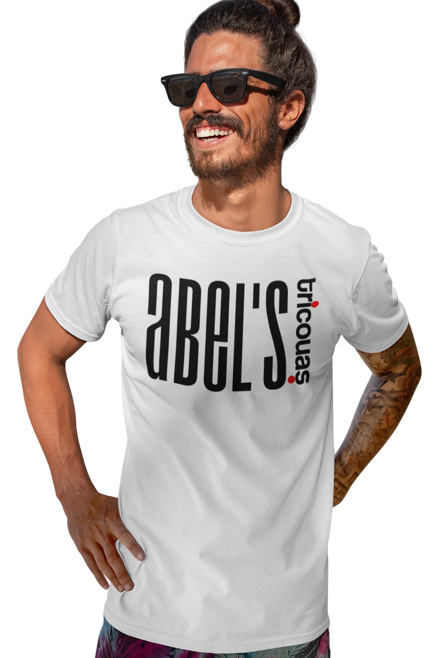 Tricou Abel Alb
