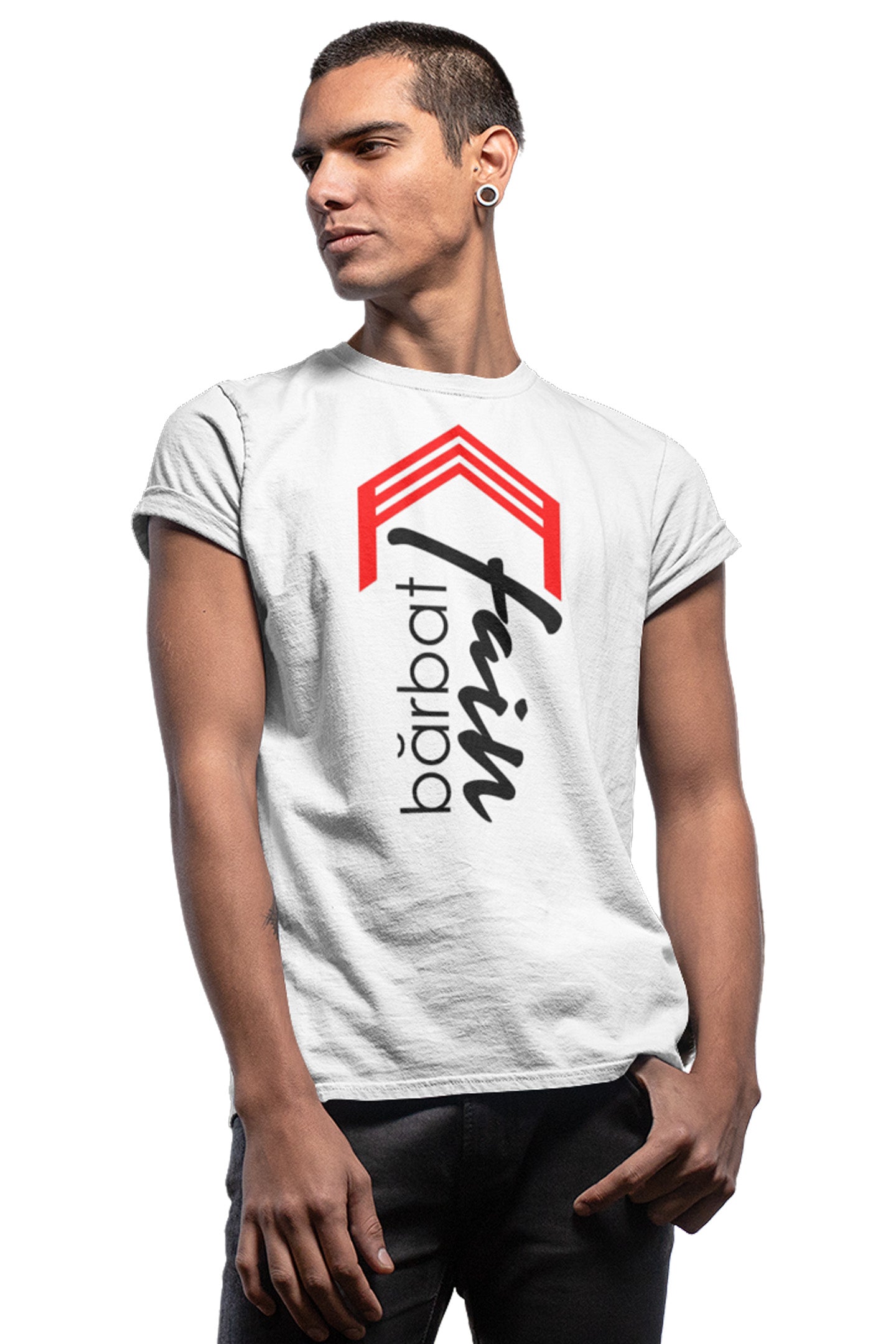 Tricou Bărbat Fain Alb