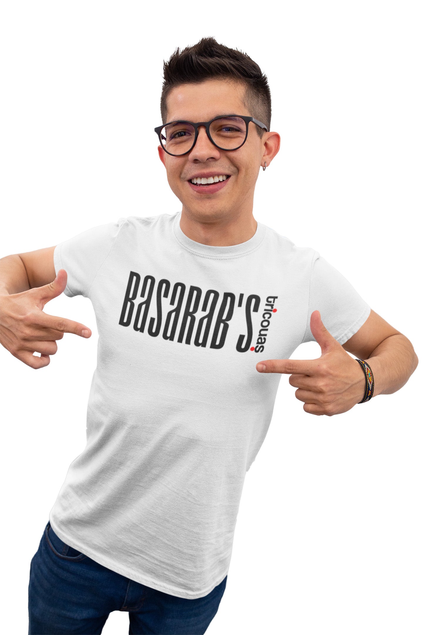 Tricou Basarab Alb