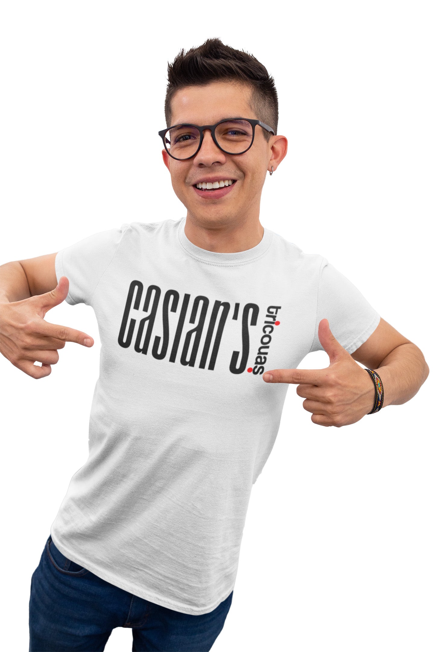 Tricou Casian Alb