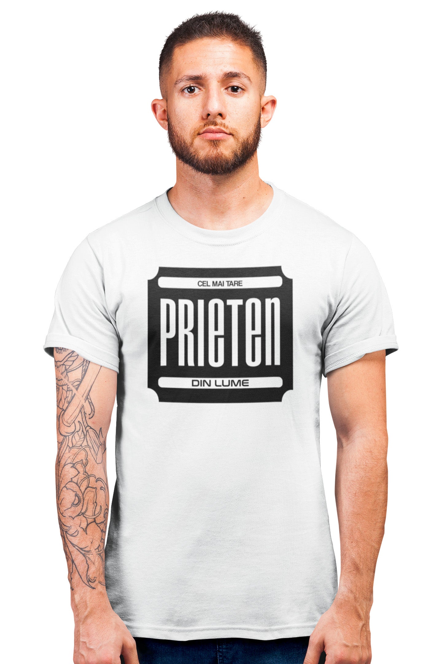 Tricou Cel mai tare prieten Alb