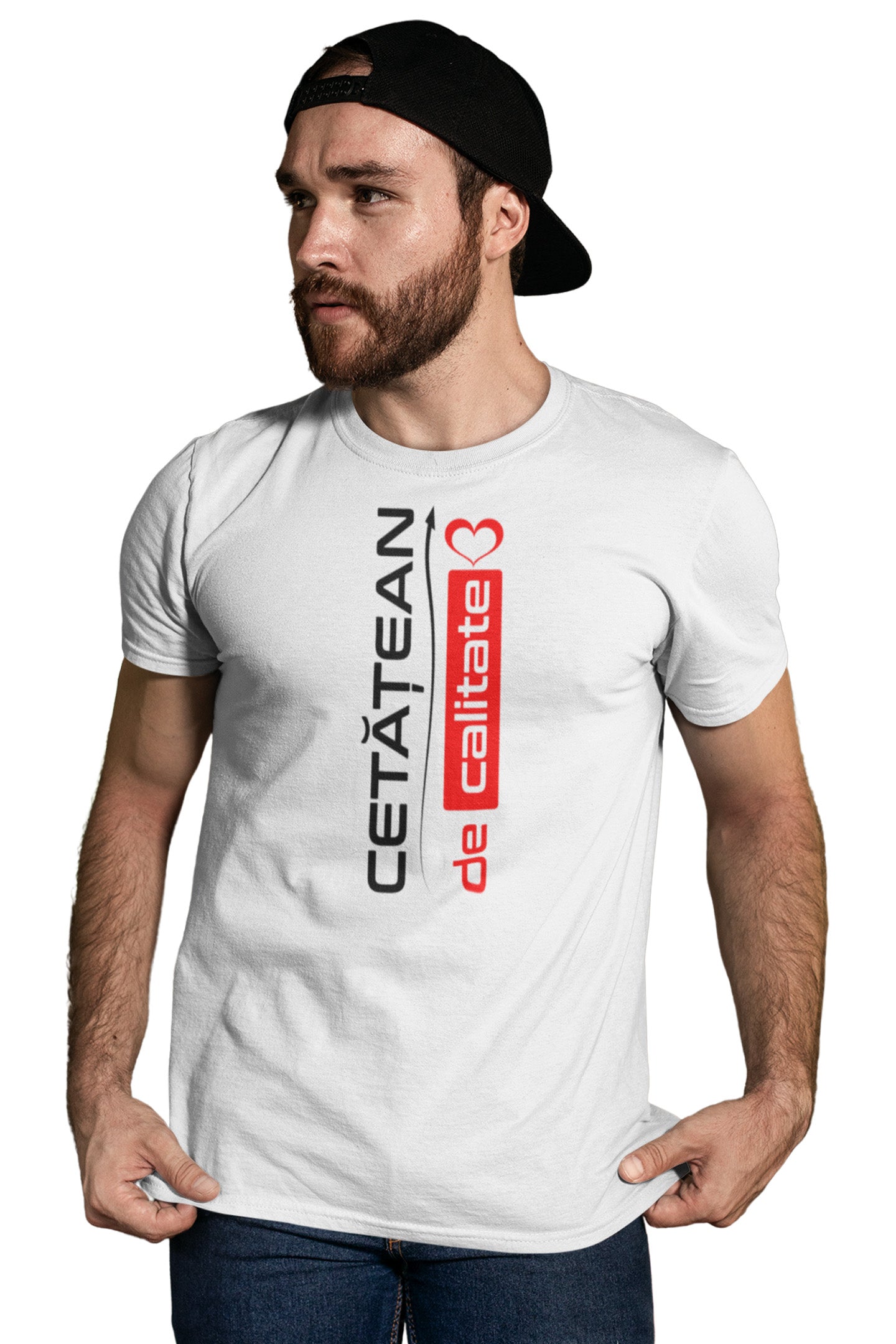 Tricou Cetățean de Calitate Alb