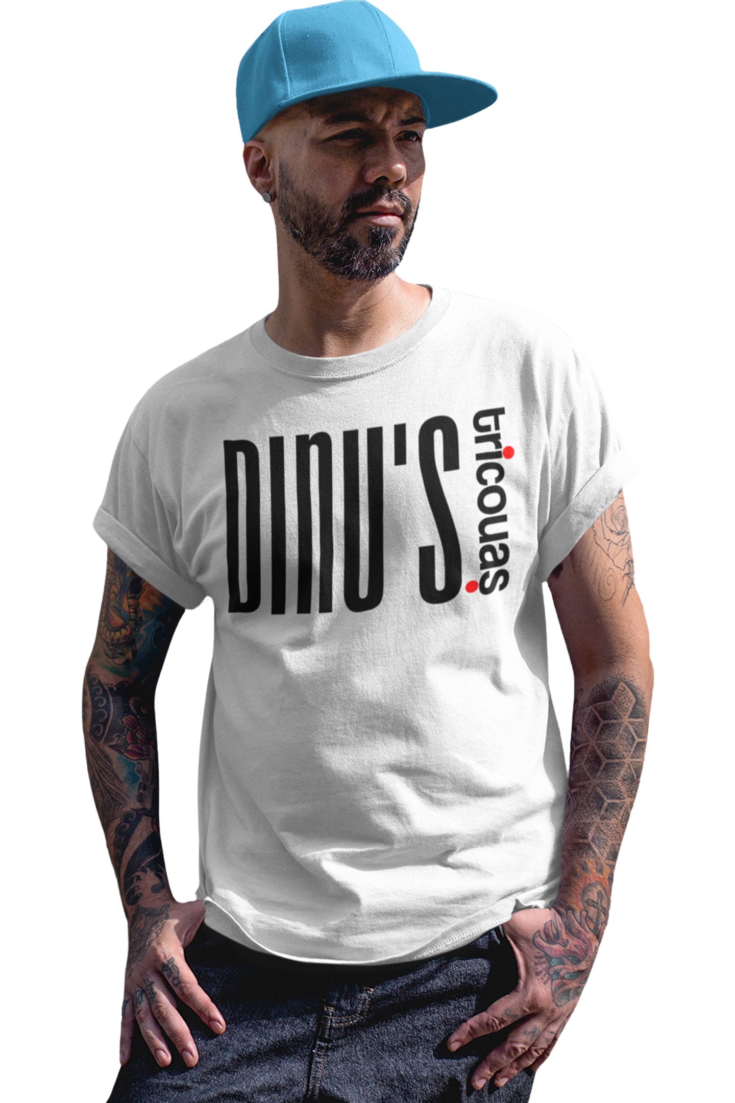 Tricou Dinu Alb