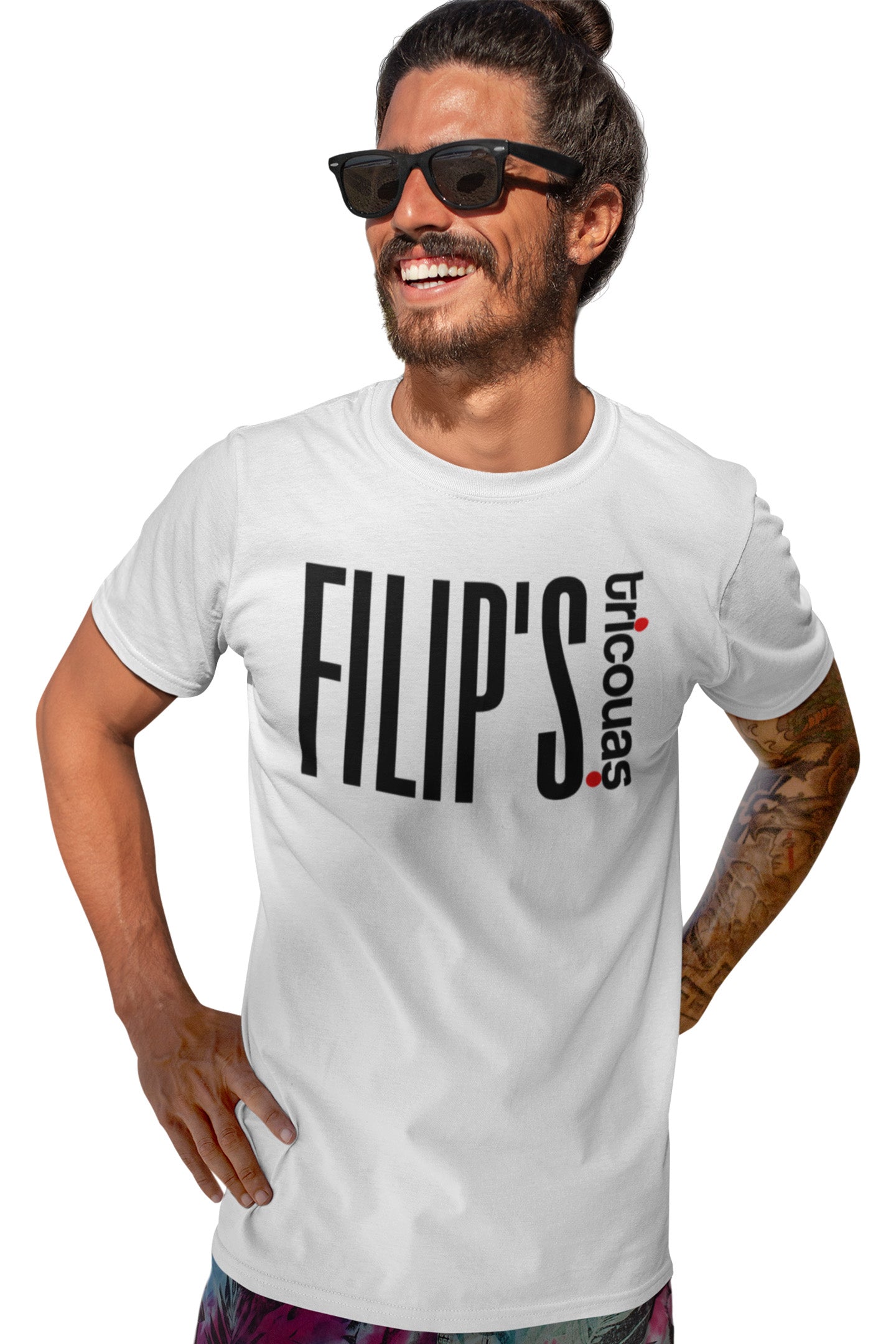 Tricou Filip Alb