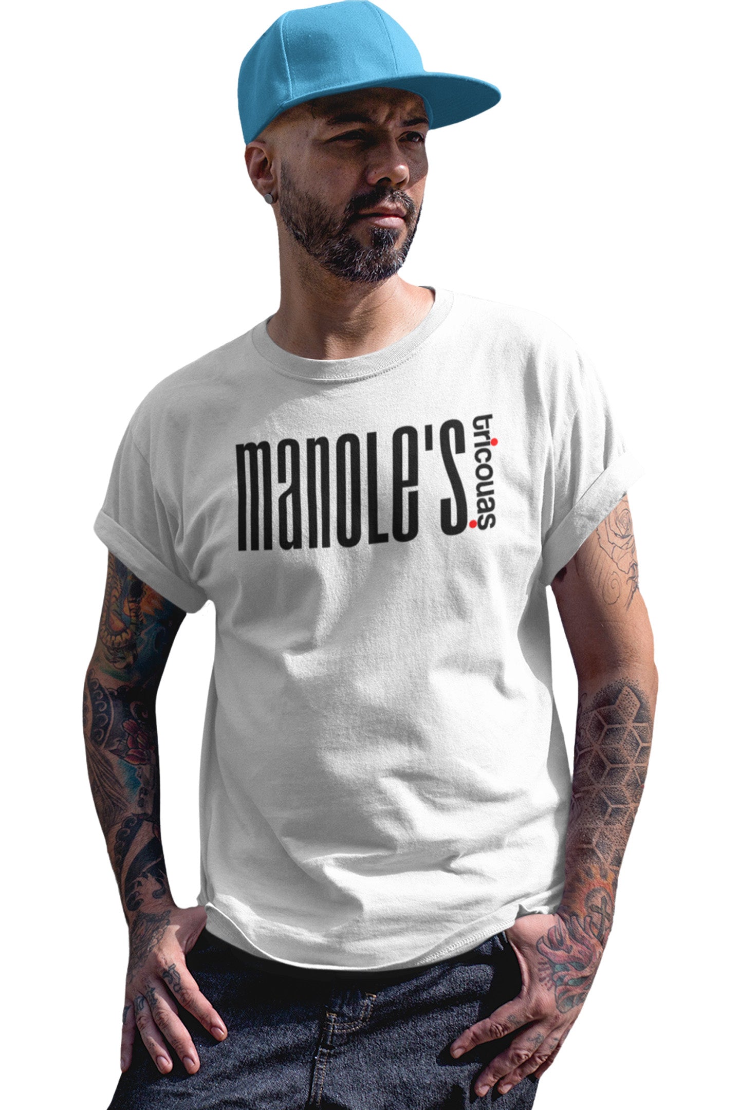 Tricou Manole Alb