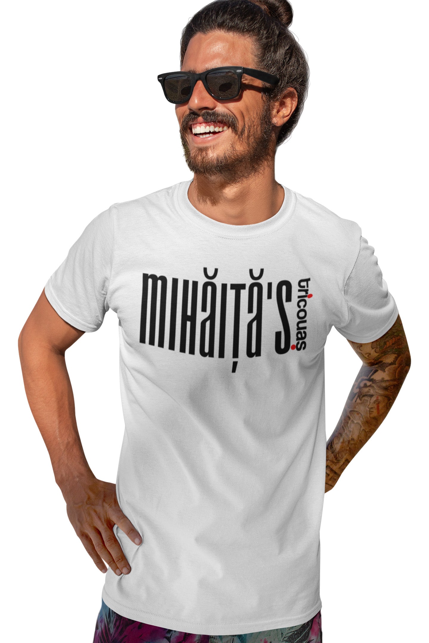 Tricou Mihăiță Alb