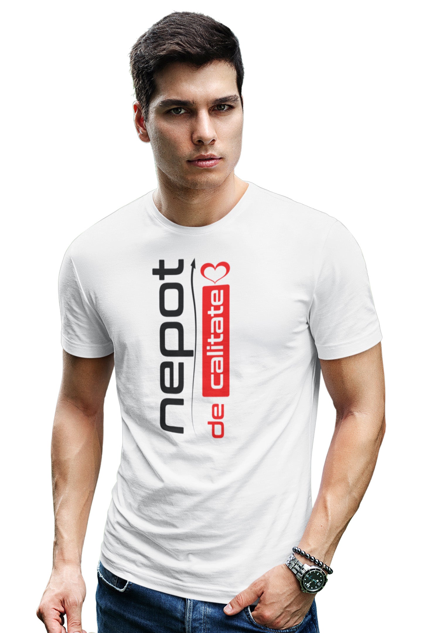 Tricou Nepot Alb
