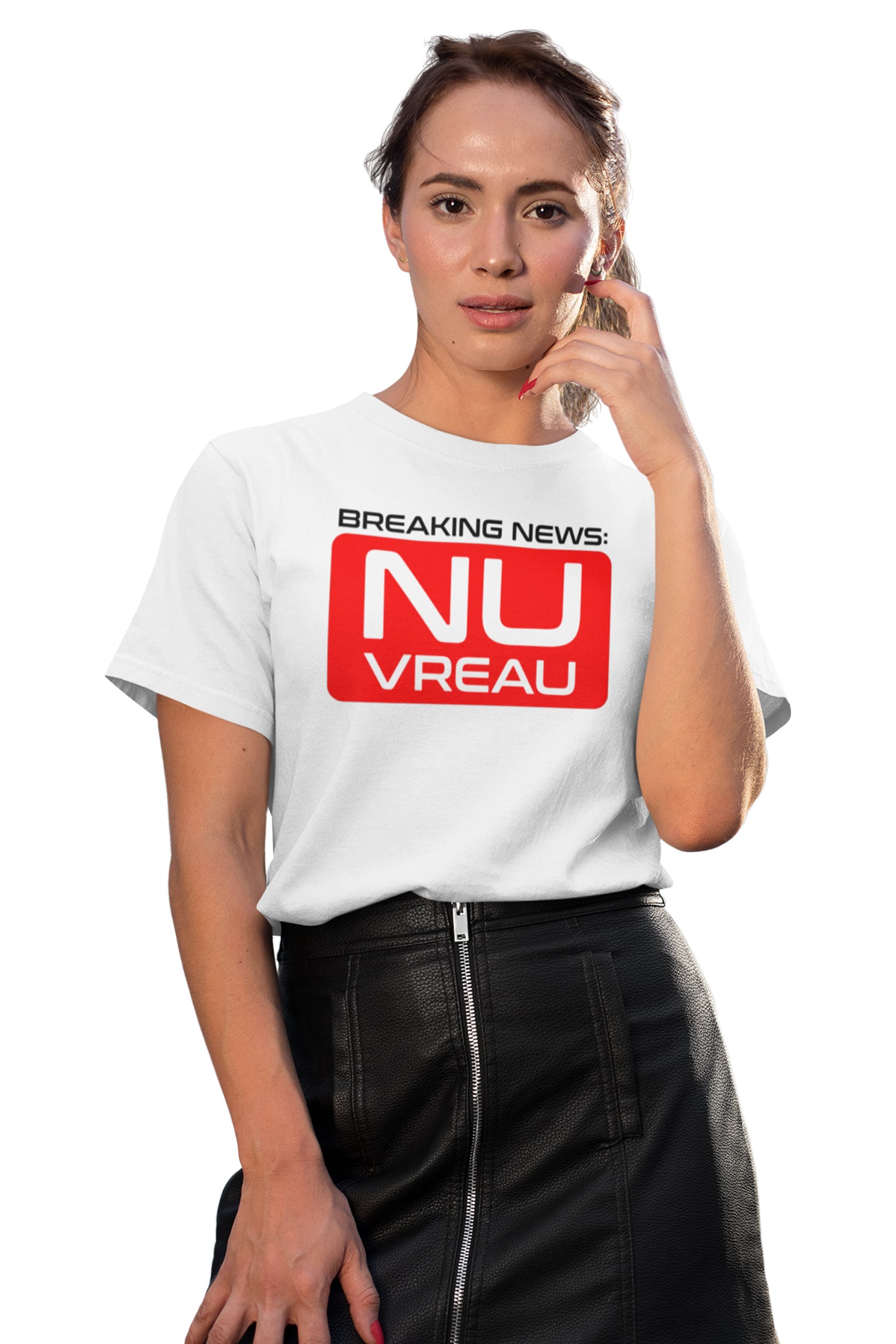 Tricou Nu Vreau Alb