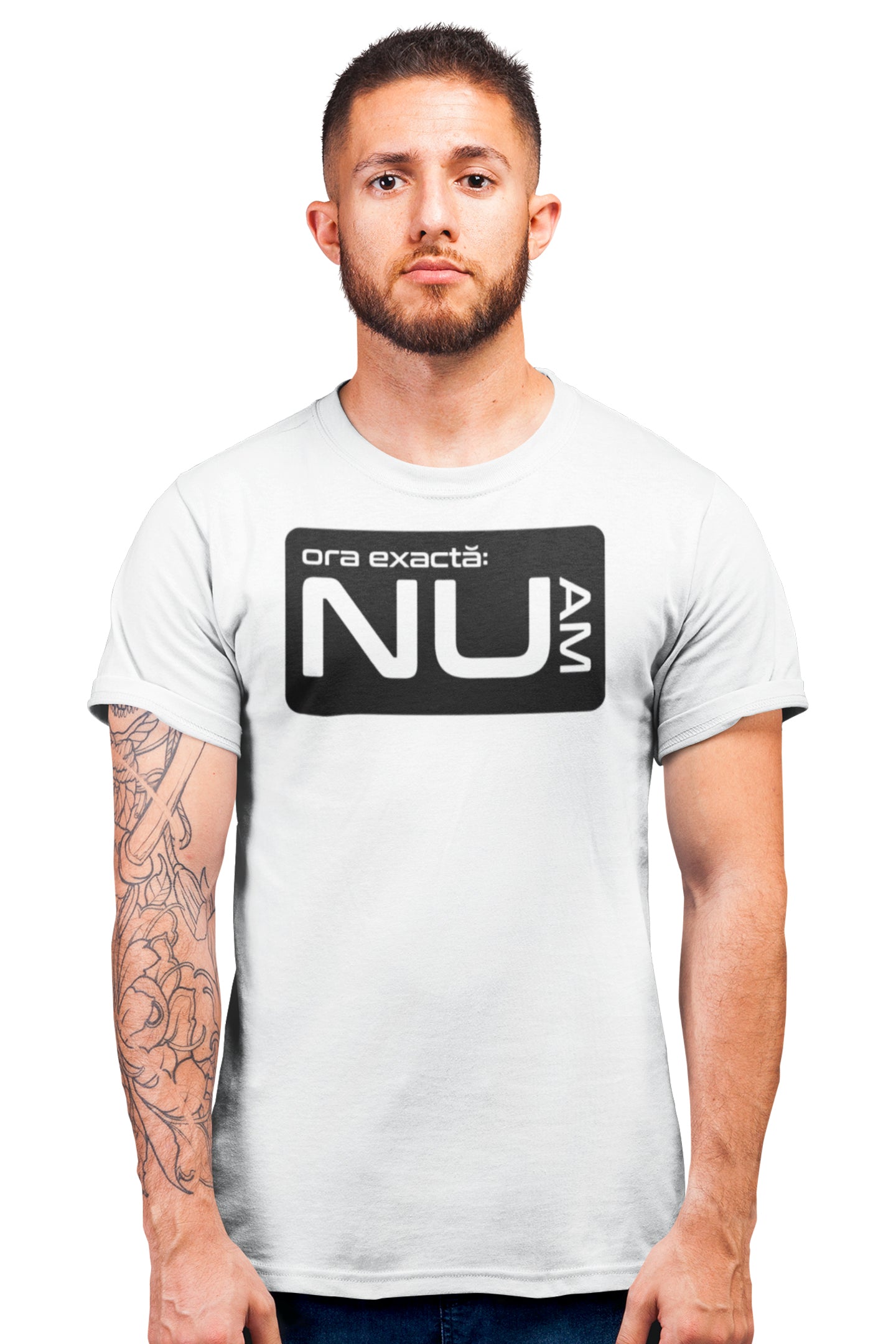 Tricou Ora Exactă Alb