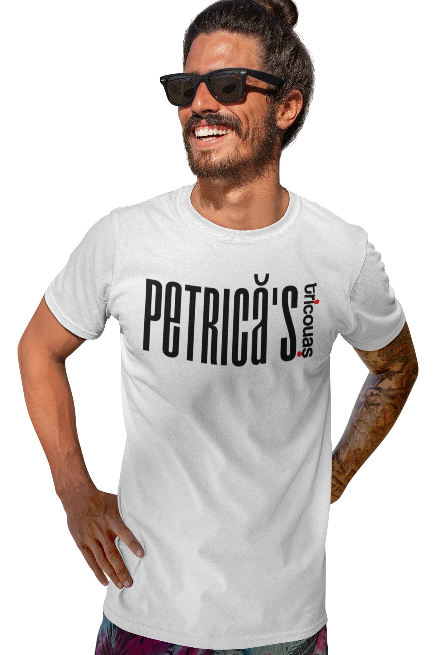 Tricou Petrică Alb
