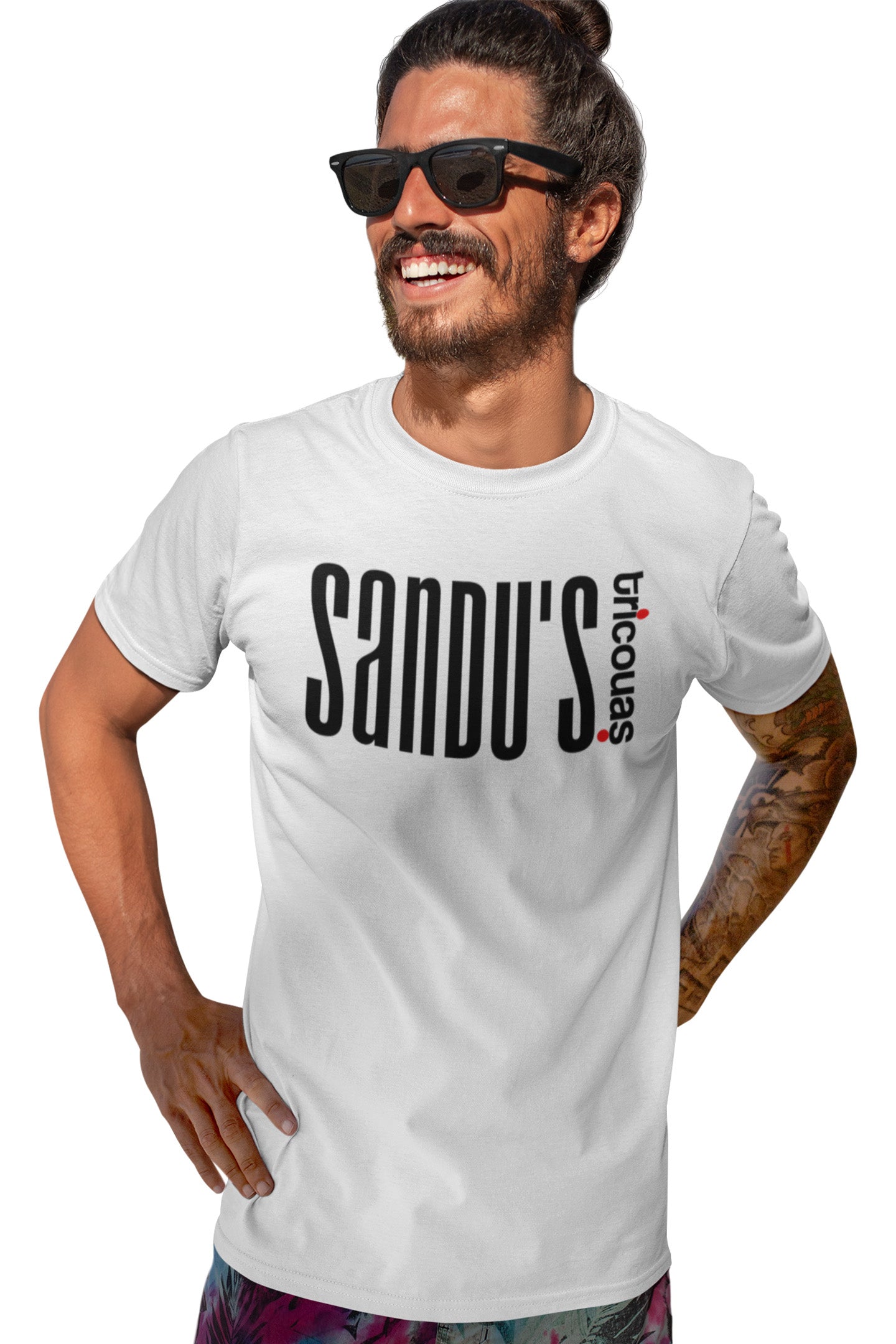 Tricou Sandu Alb