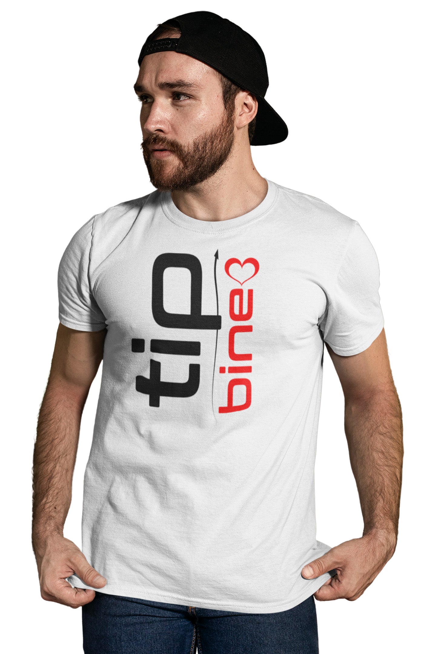 Tricou Tip Bine Alb