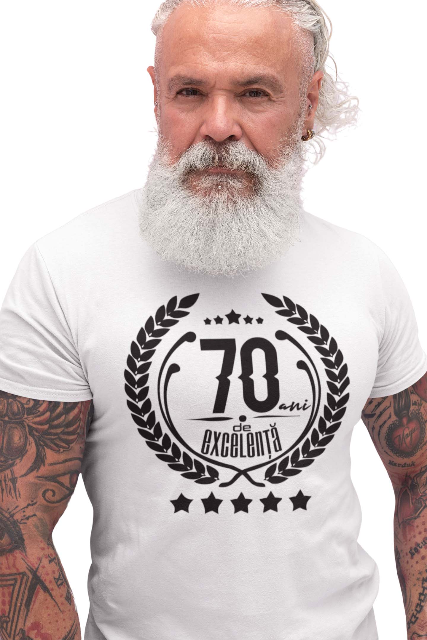 Tricou Cadou 70 ani - Alb