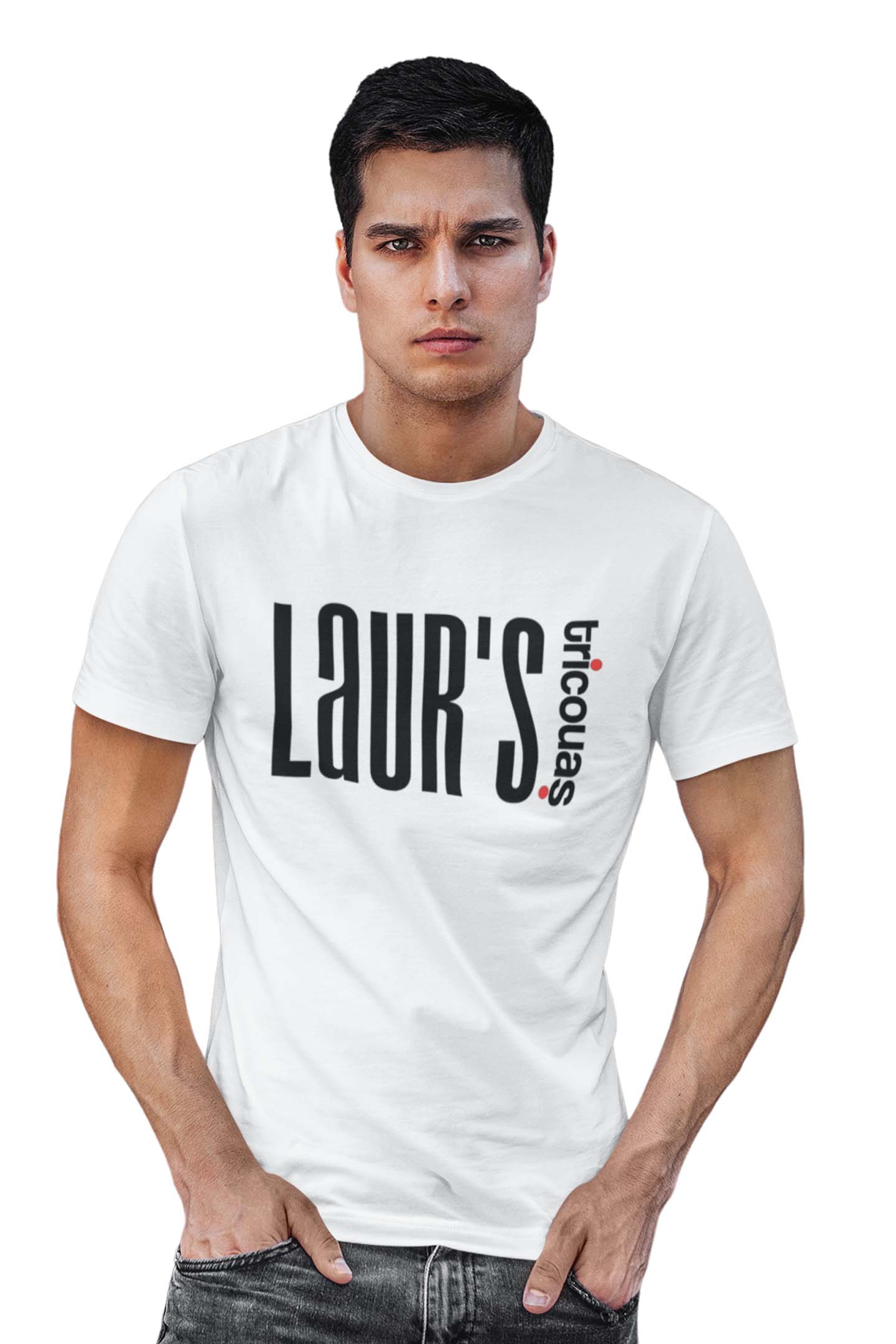 Tricou Laur - Alb