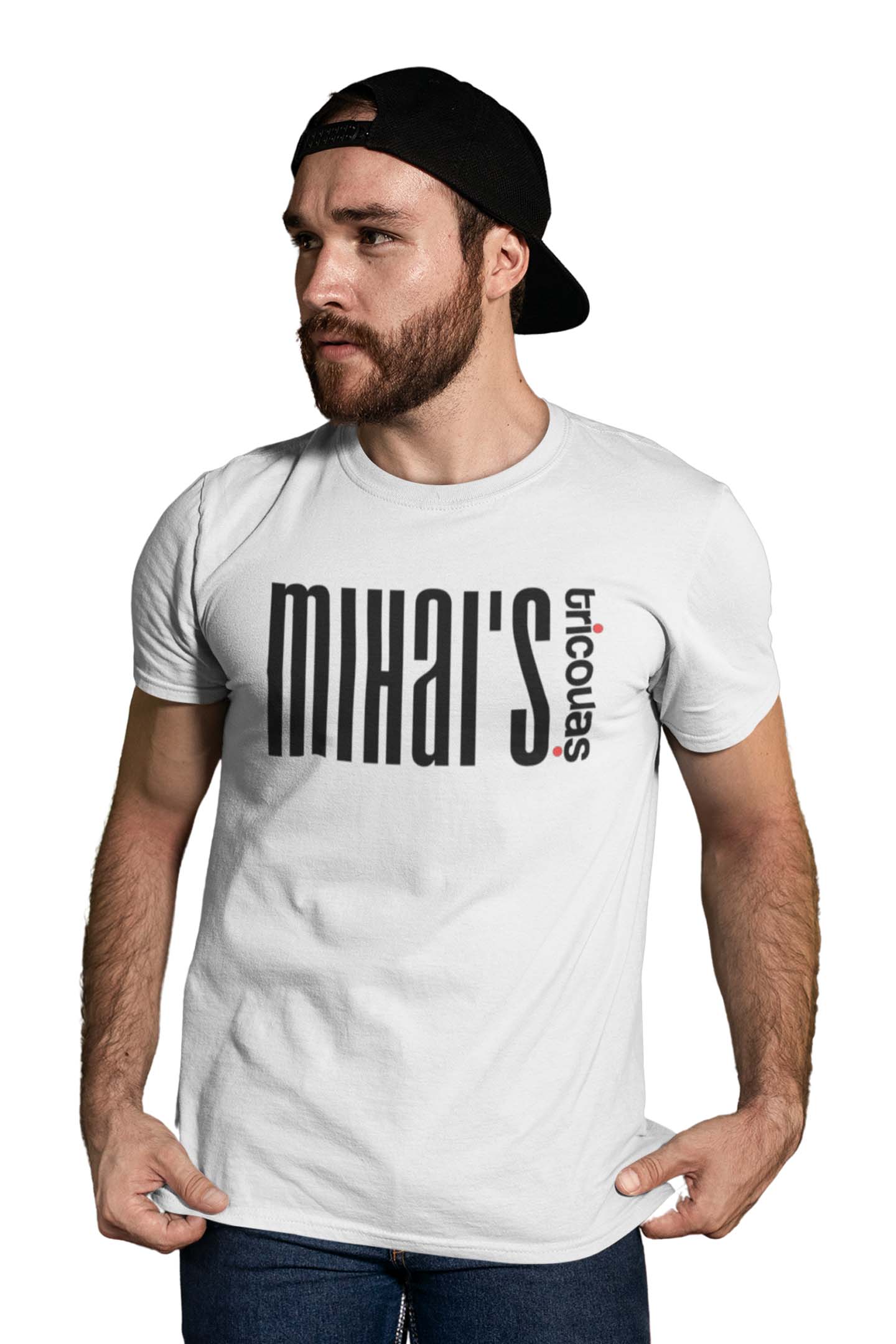 Tricou Mihai - Alb