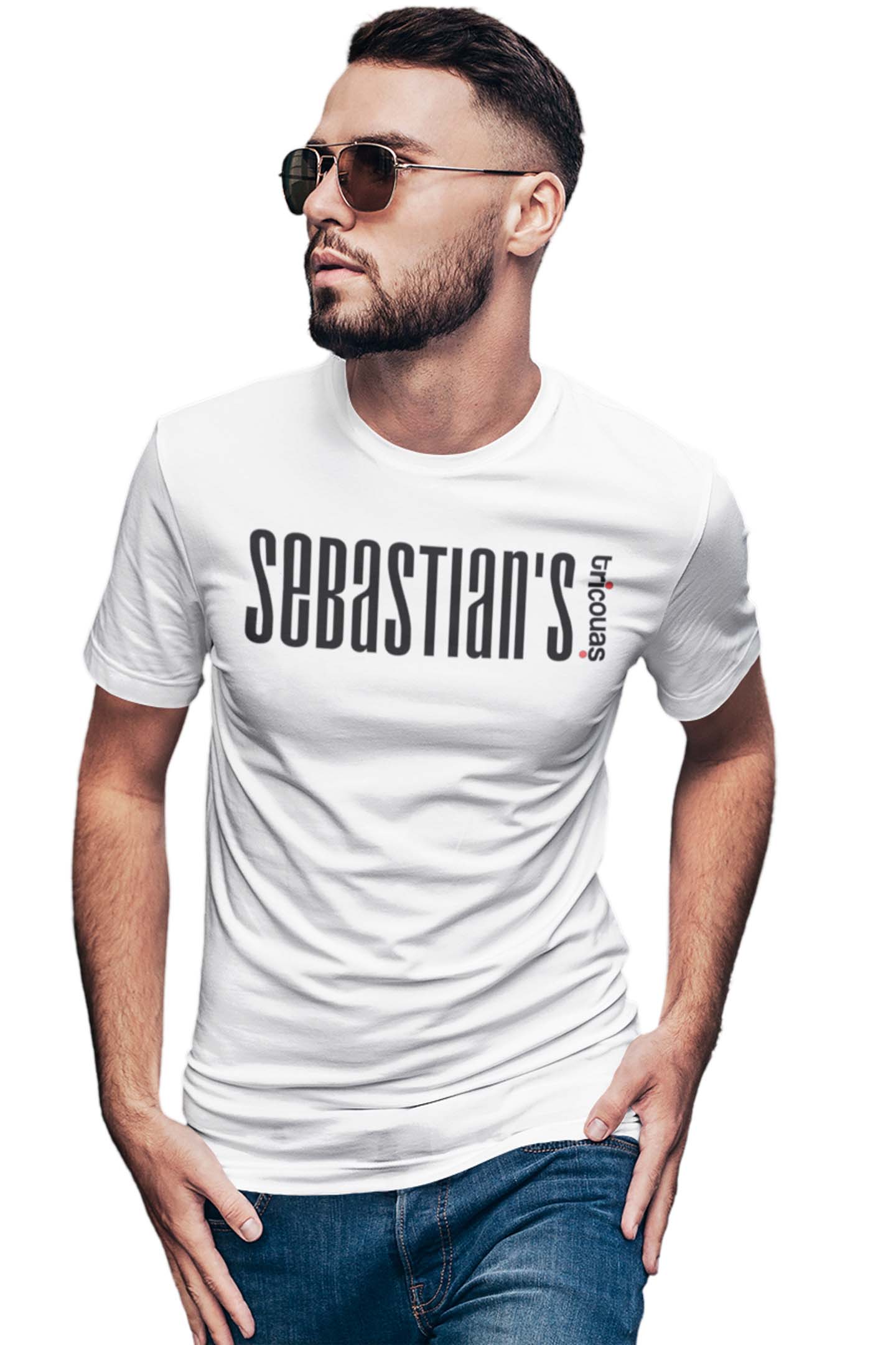 Tricou Sebastian - Alb