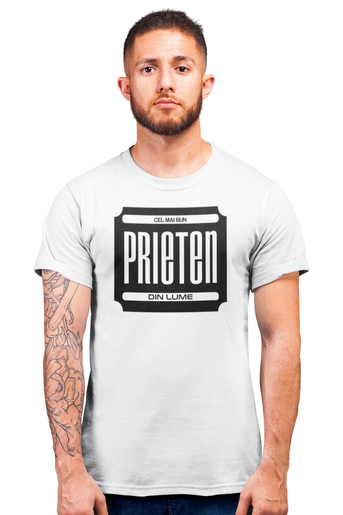 Tricou Cel mai bun prieten Alb