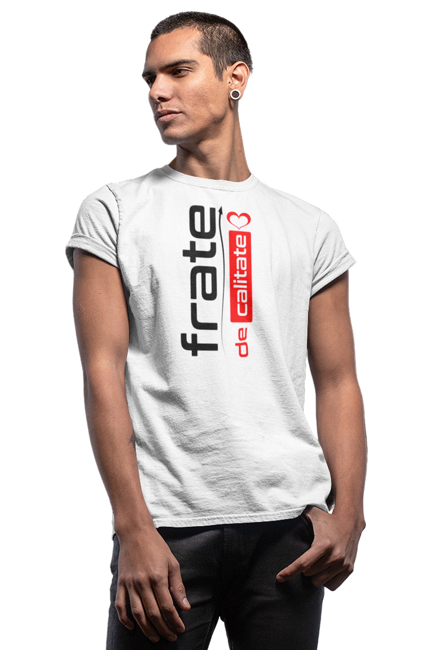 Tricou pentru Frate Alb