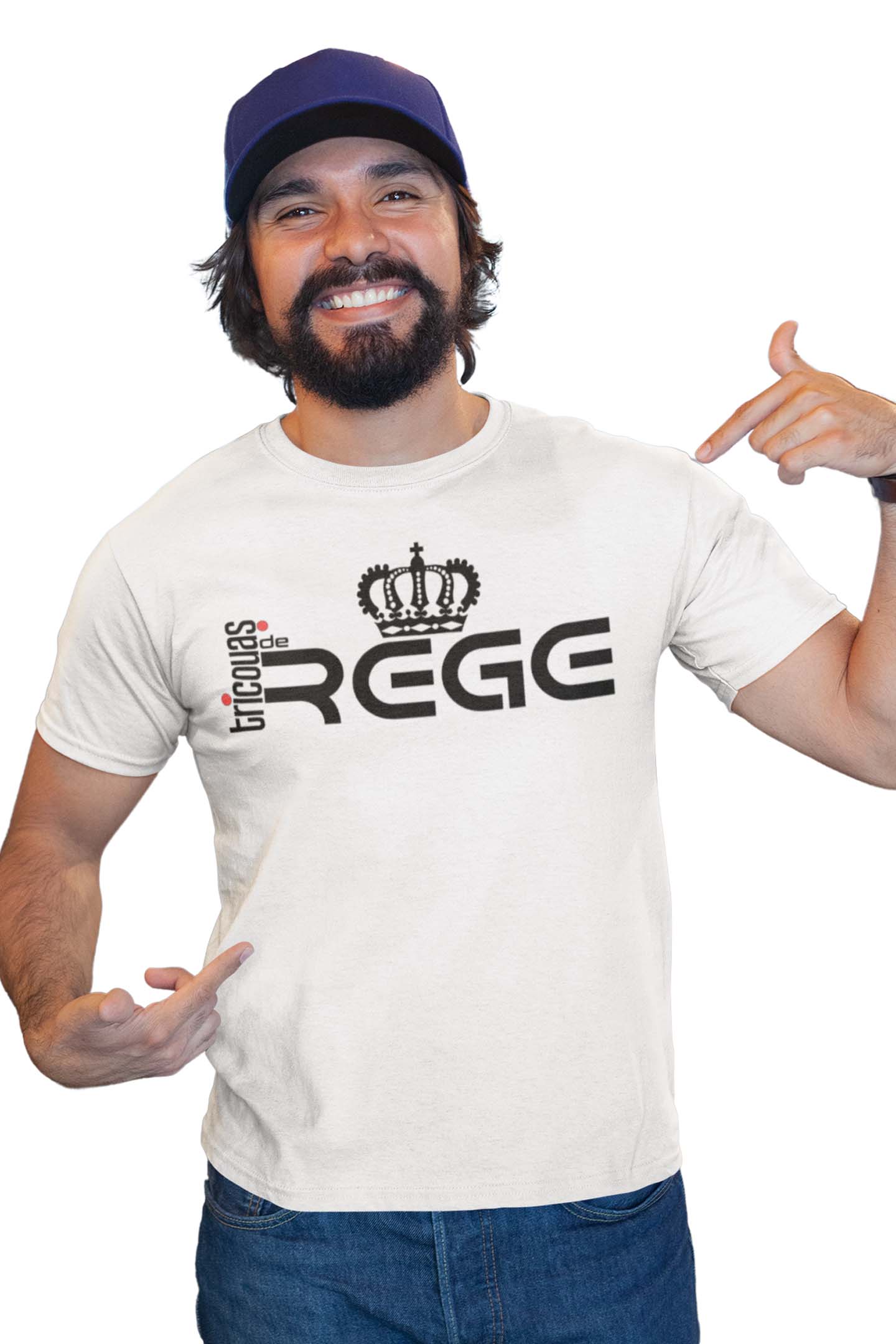 Tricou Rege - Alb