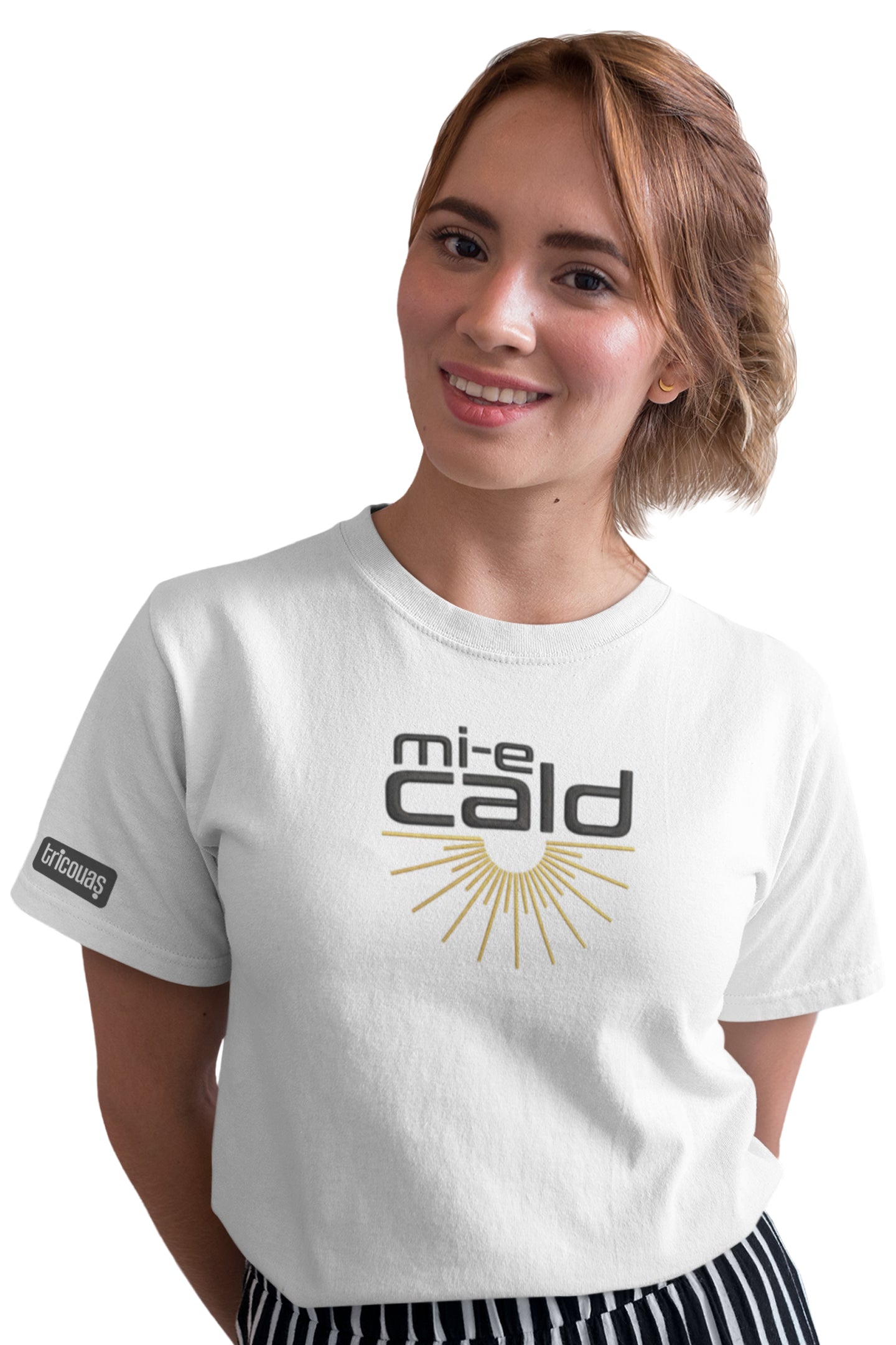 Tricou Brodat Mi-e Cald!