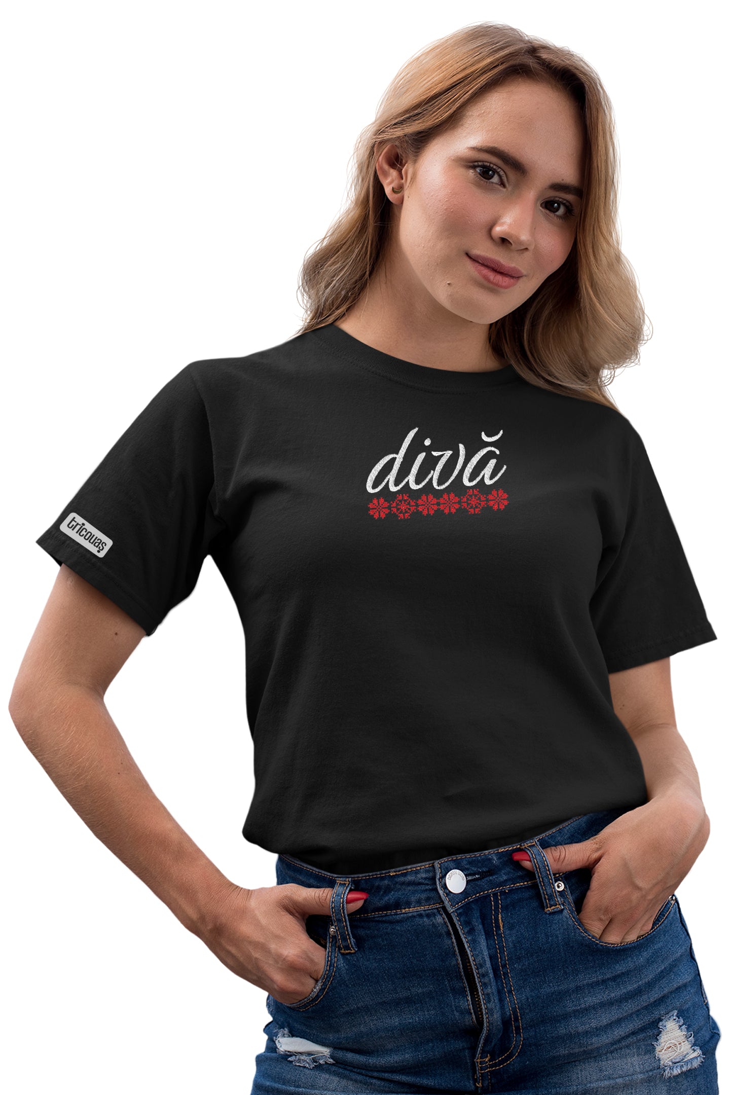 Tricou Brodat Divă