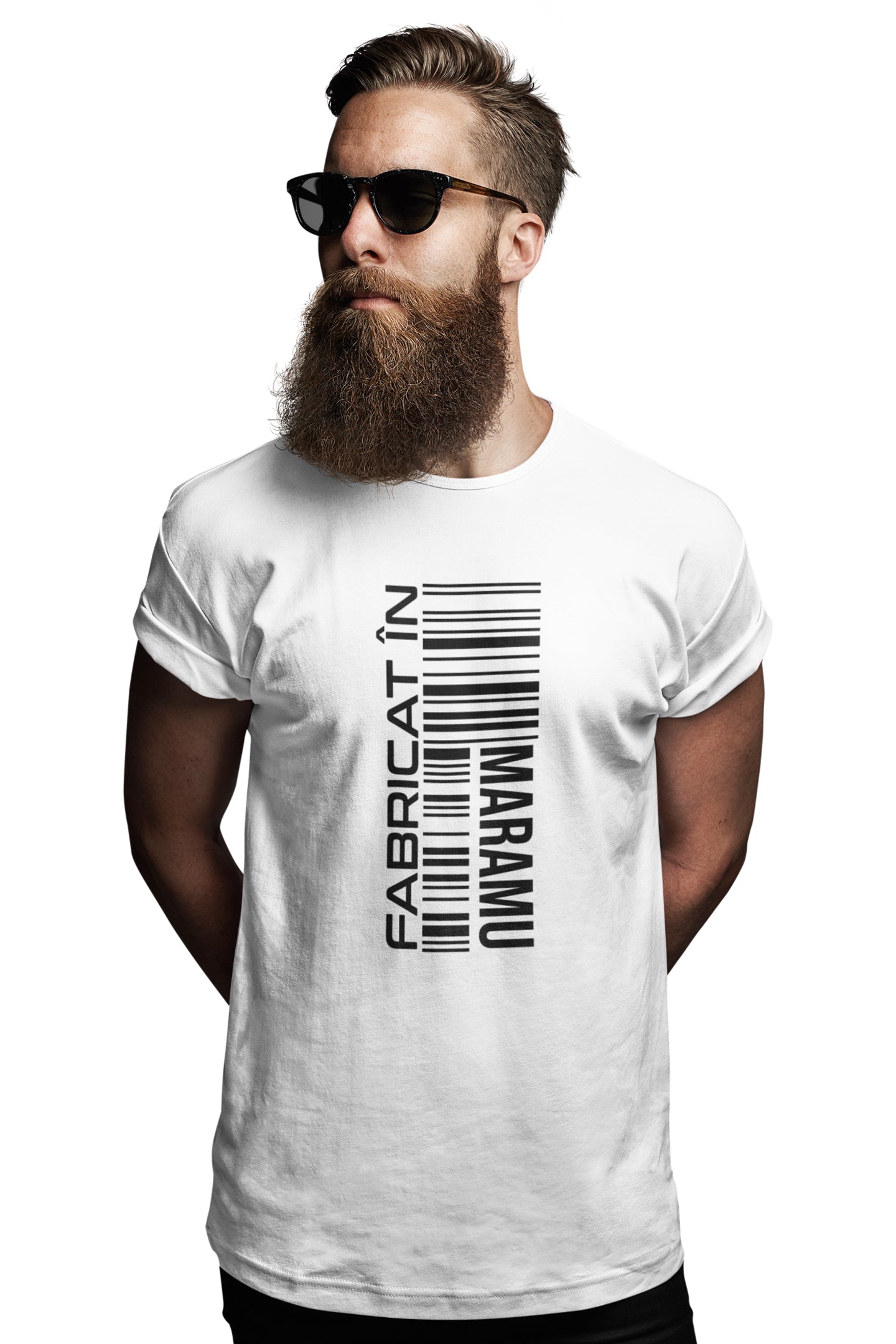 Tricou Fabricat în Maramureș Alb