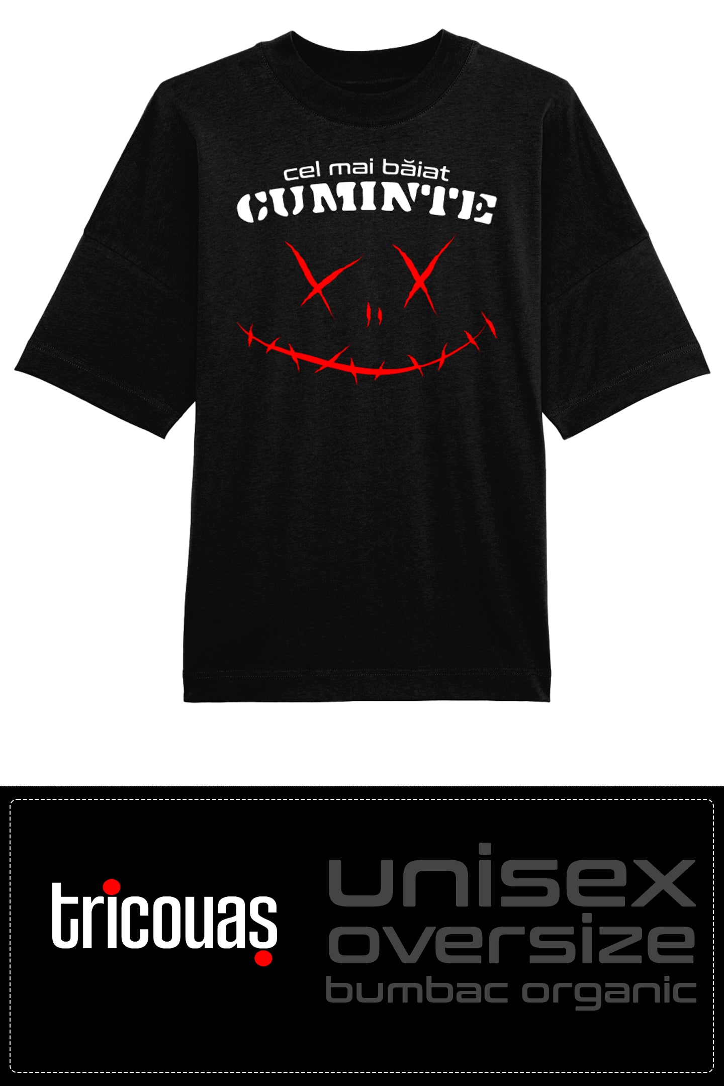 Tricou Băiat Cuminte Oversize