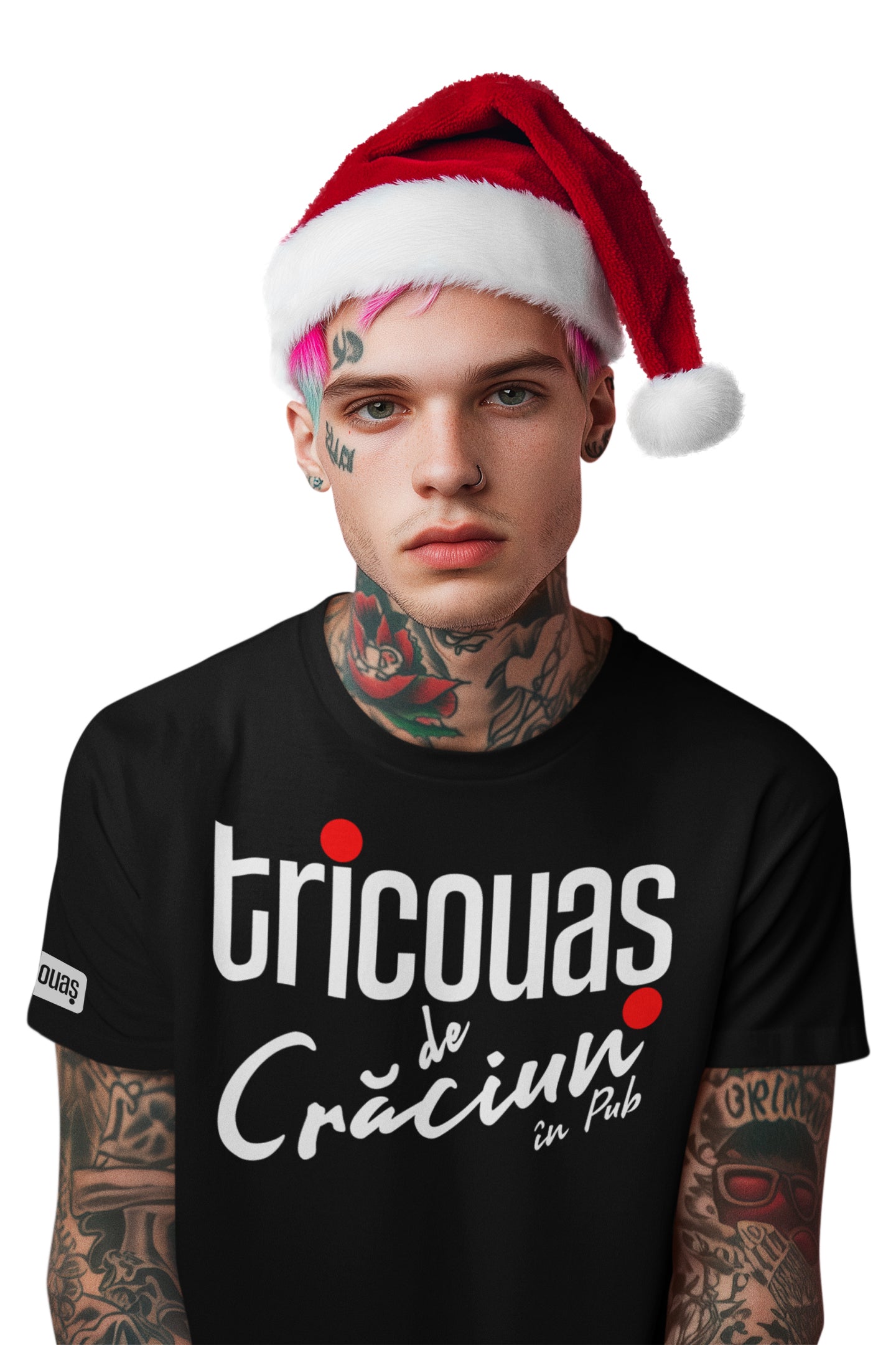 Tricou de Crăciun în Pub