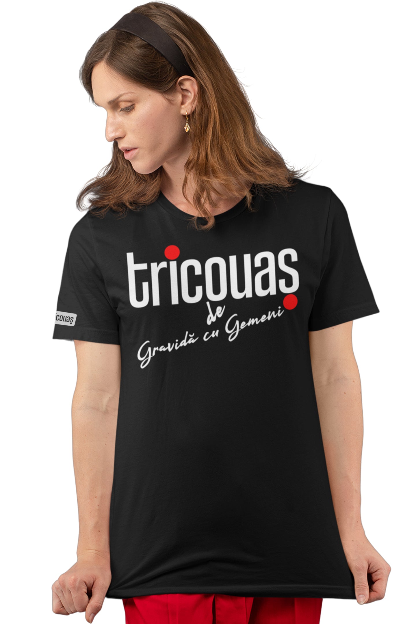 Tricou de Gravidă cu Gemeni
