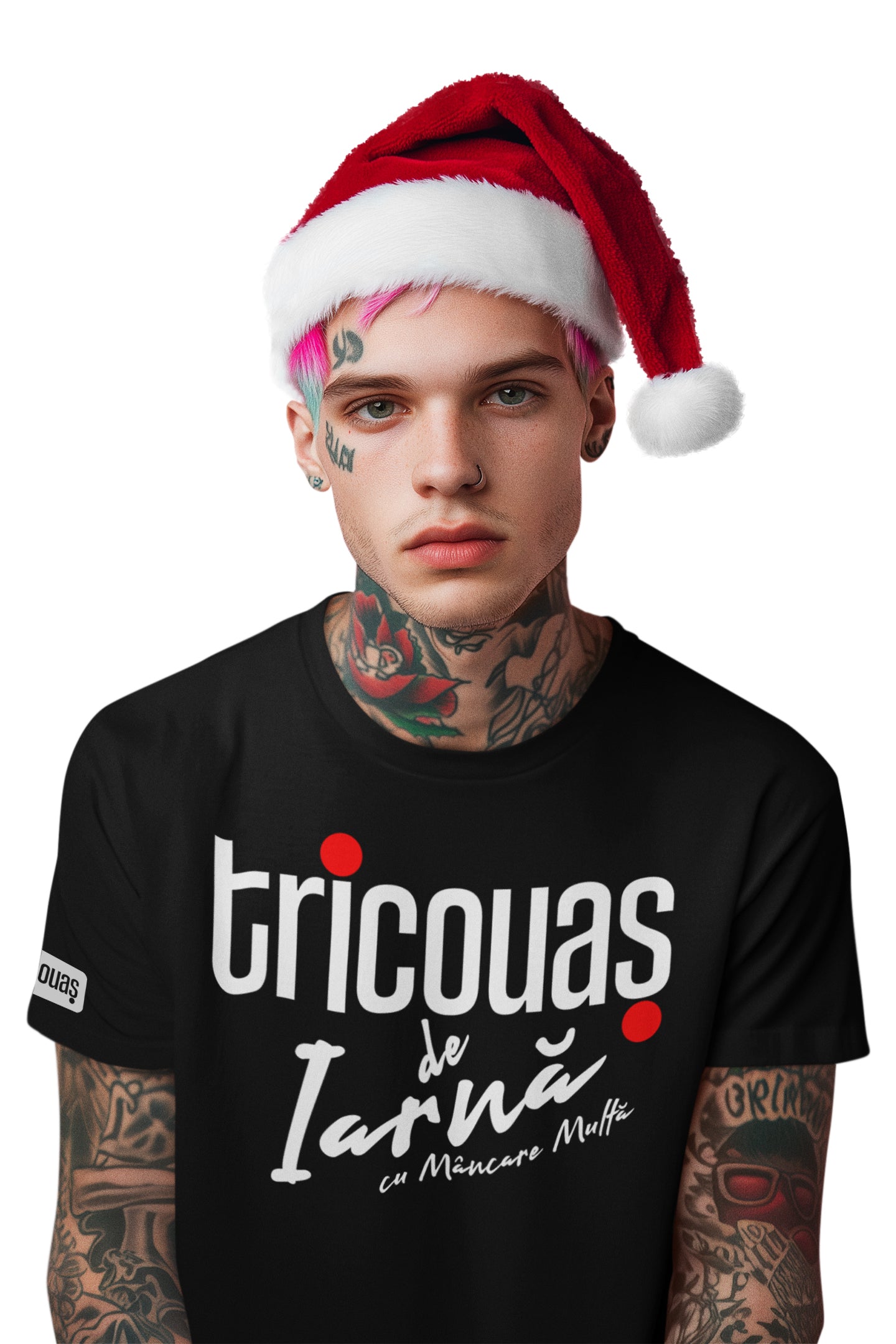 Tricou de Iarnă cu Mâncare Multă