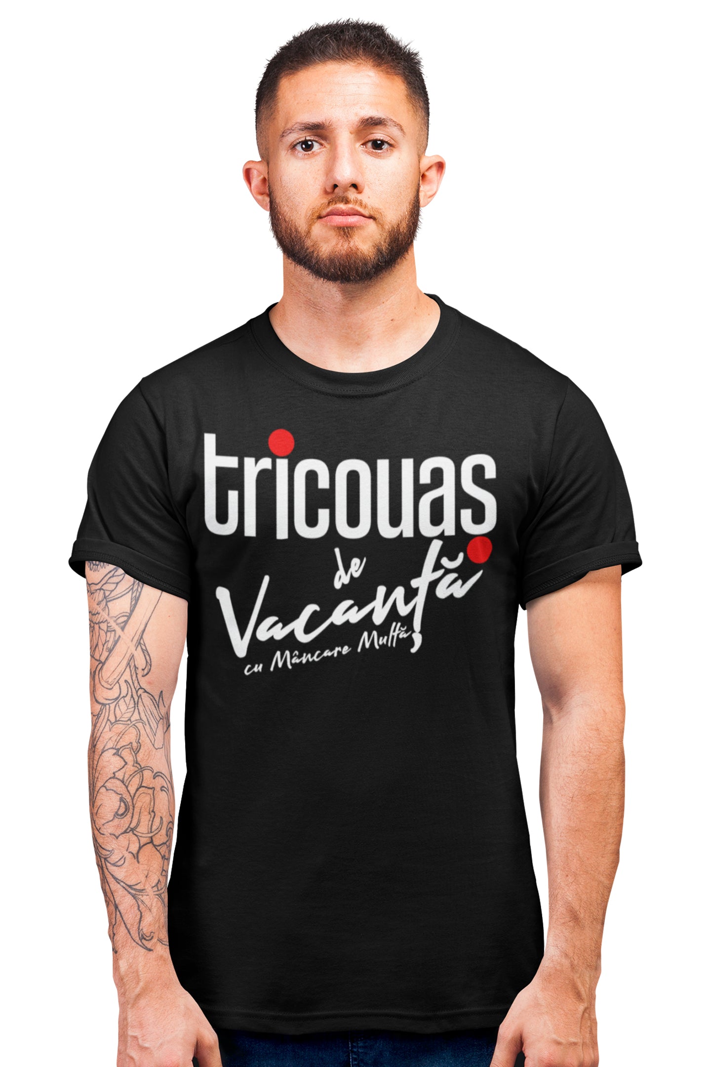 Tricou Vacanță cu Mâncare Multă