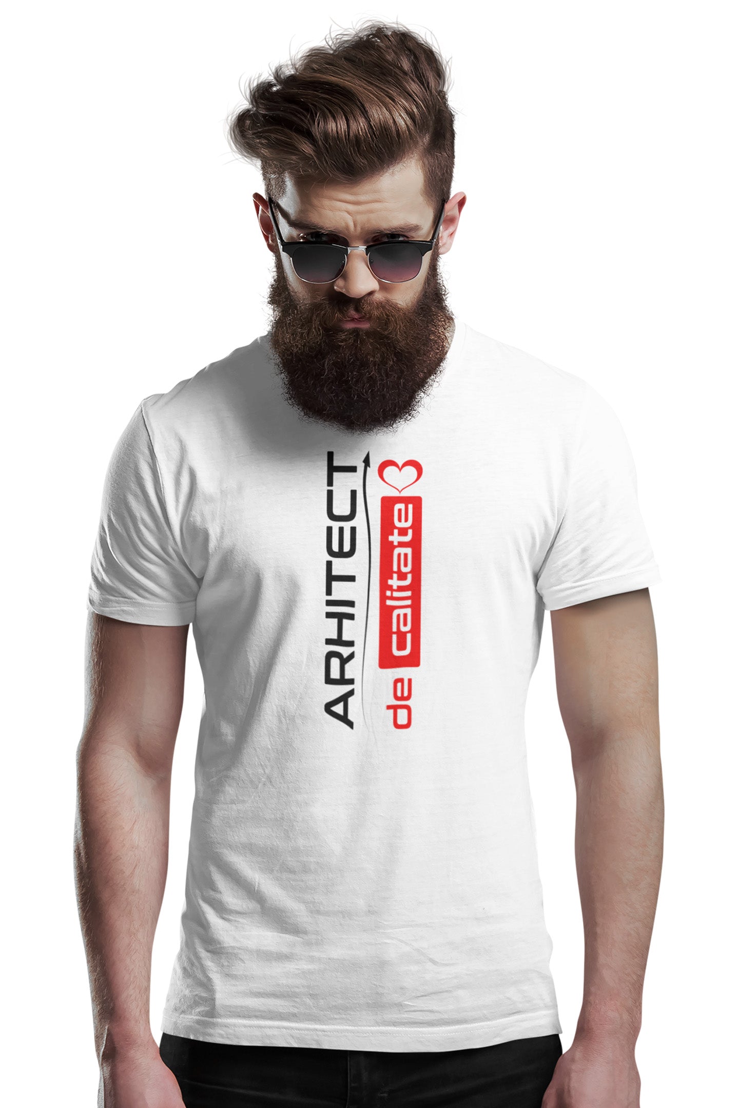 Tricou Arhitect Alb