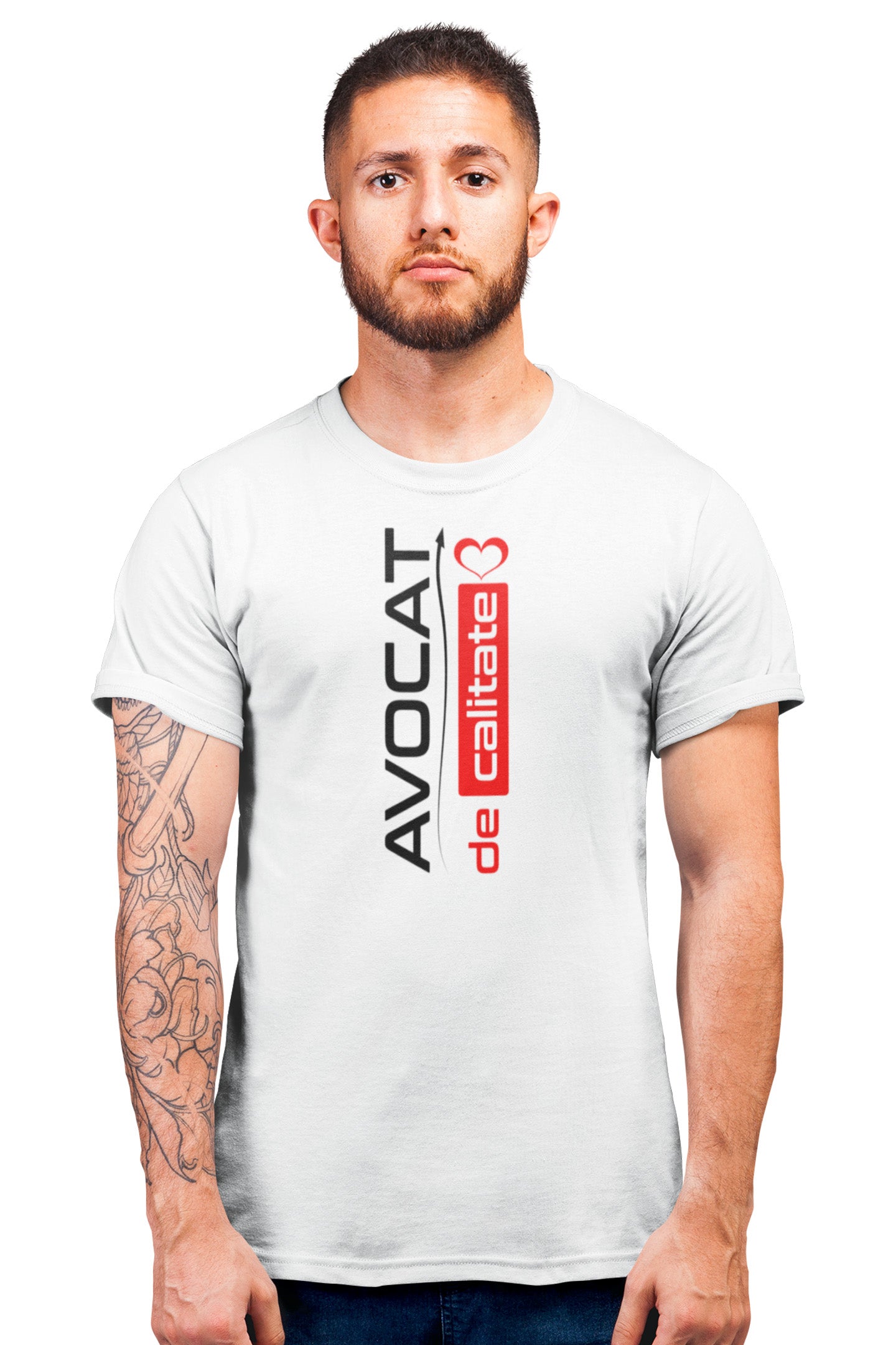 Tricou Avocat Alb