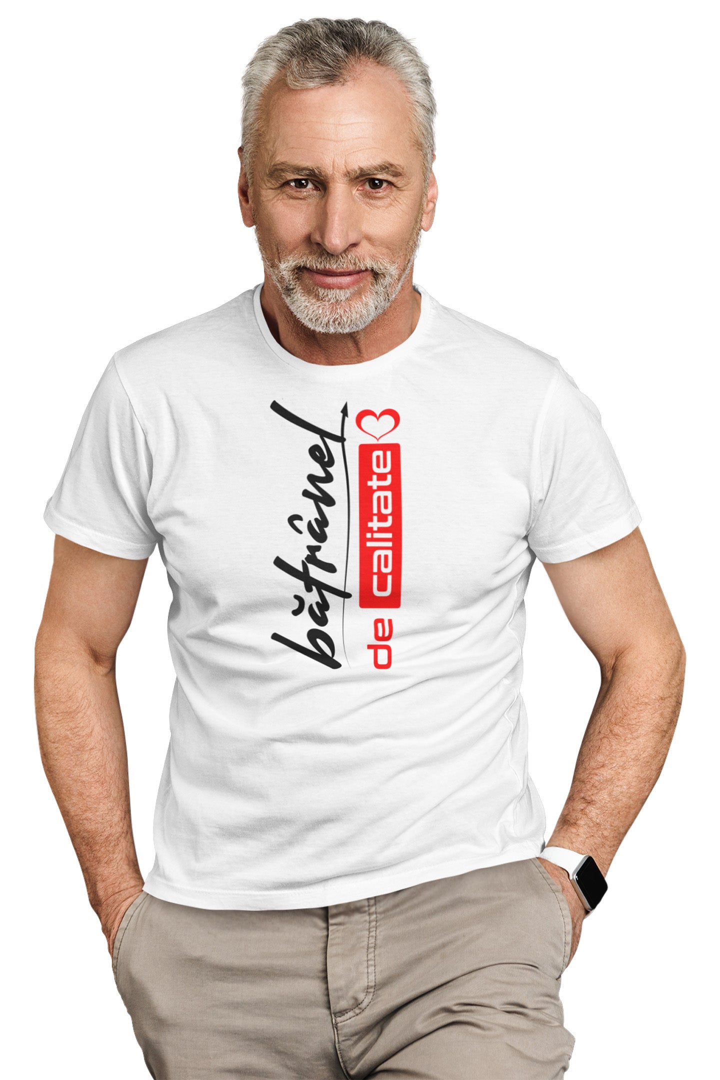 Tricou Bătrânel Alb