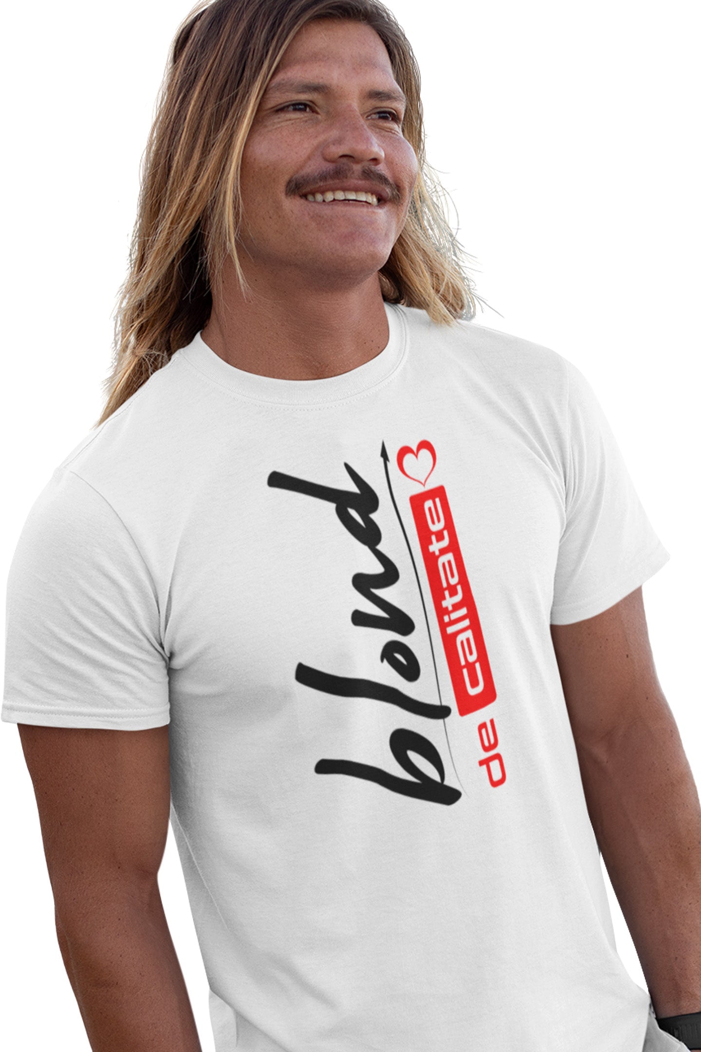 Tricou Blond Alb