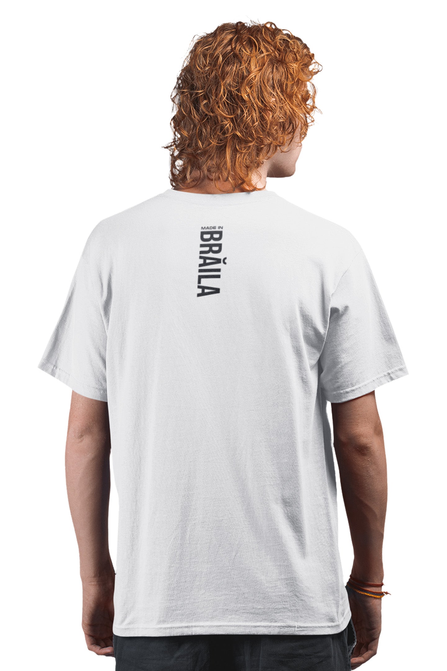 Tricou Brăila Spate Alb