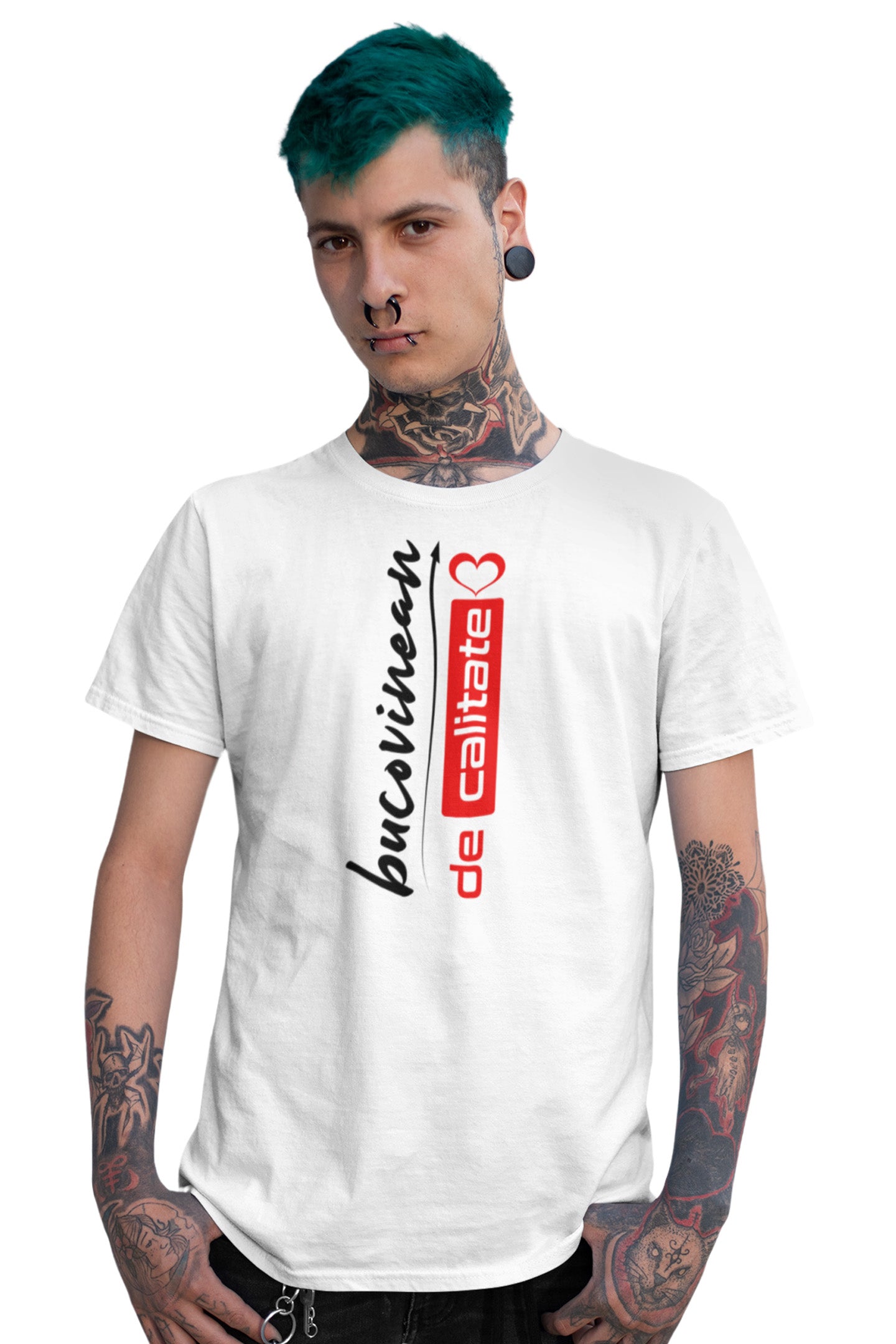 Tricou Bucovinean Alb