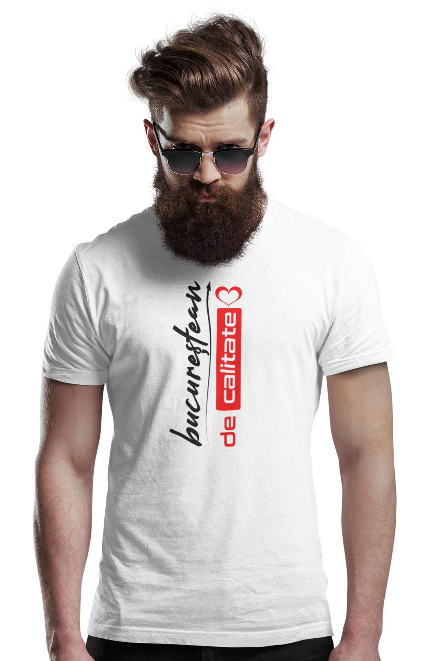 Tricou Bucureștean Alb