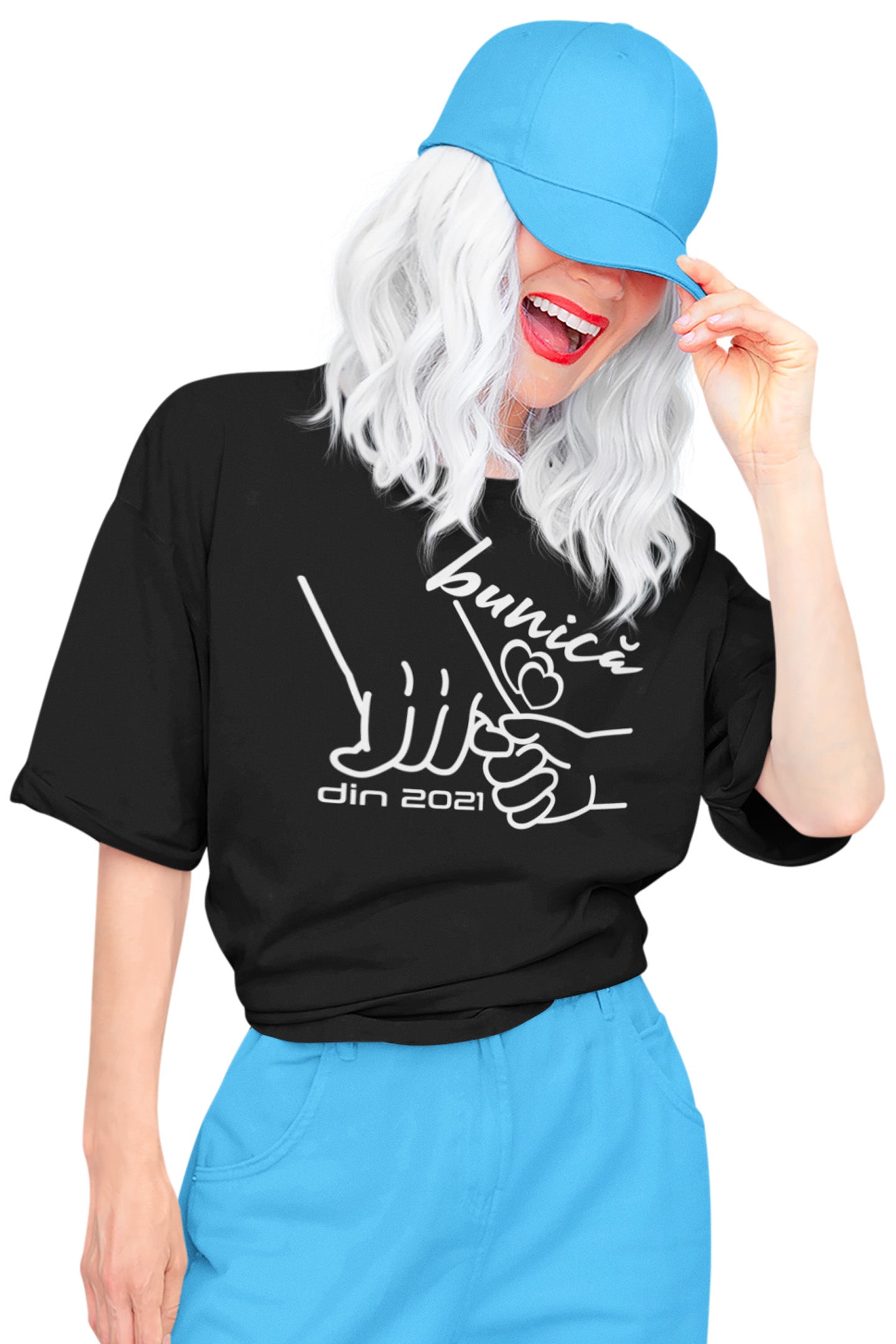 Tricou Bunică din 2021 Negru