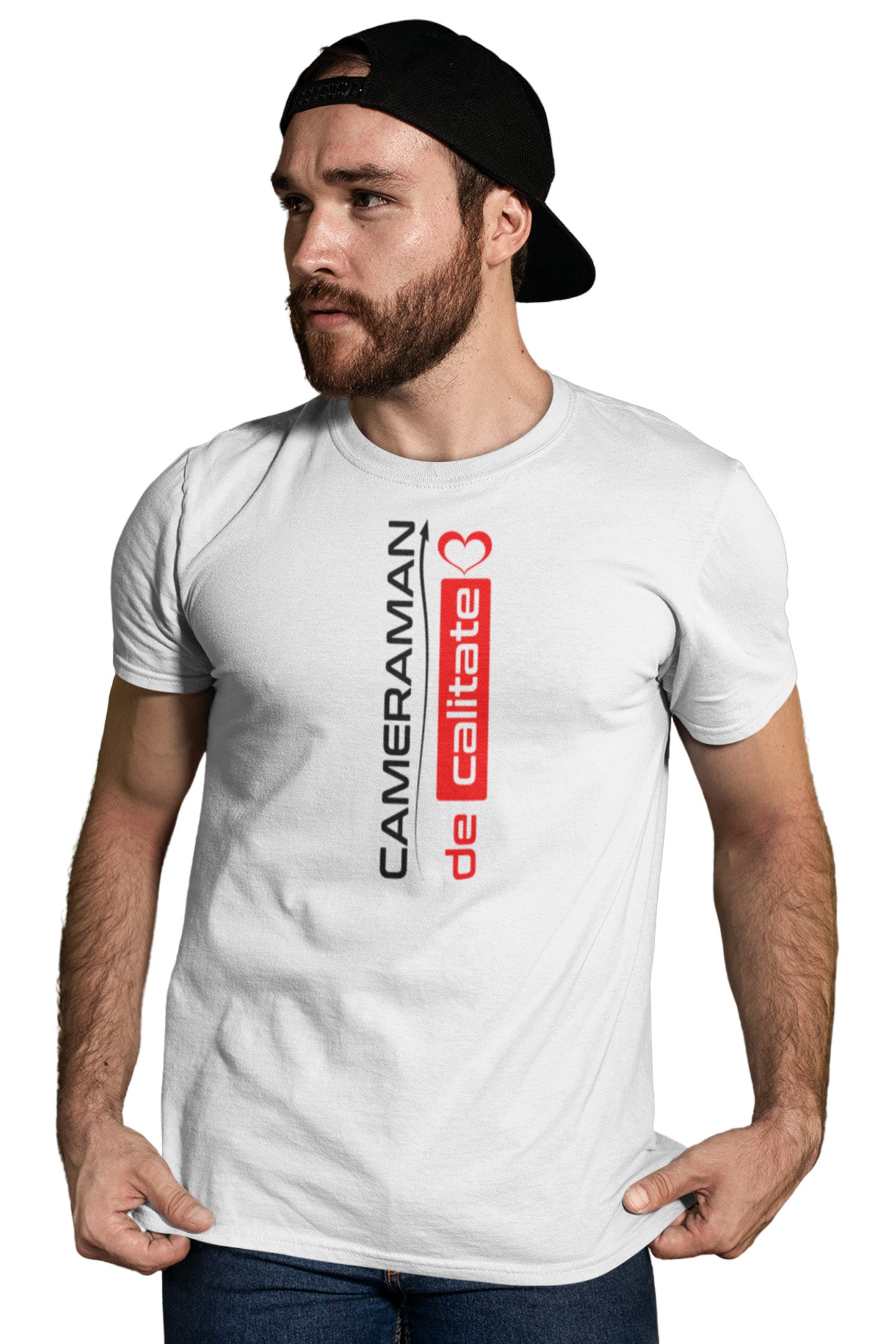 Tricou Cameraman Alb
