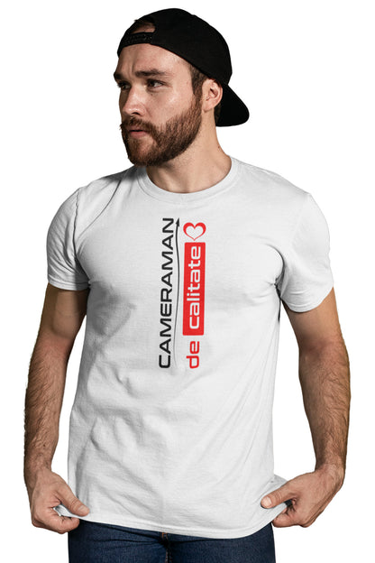 Tricou Cameraman Alb