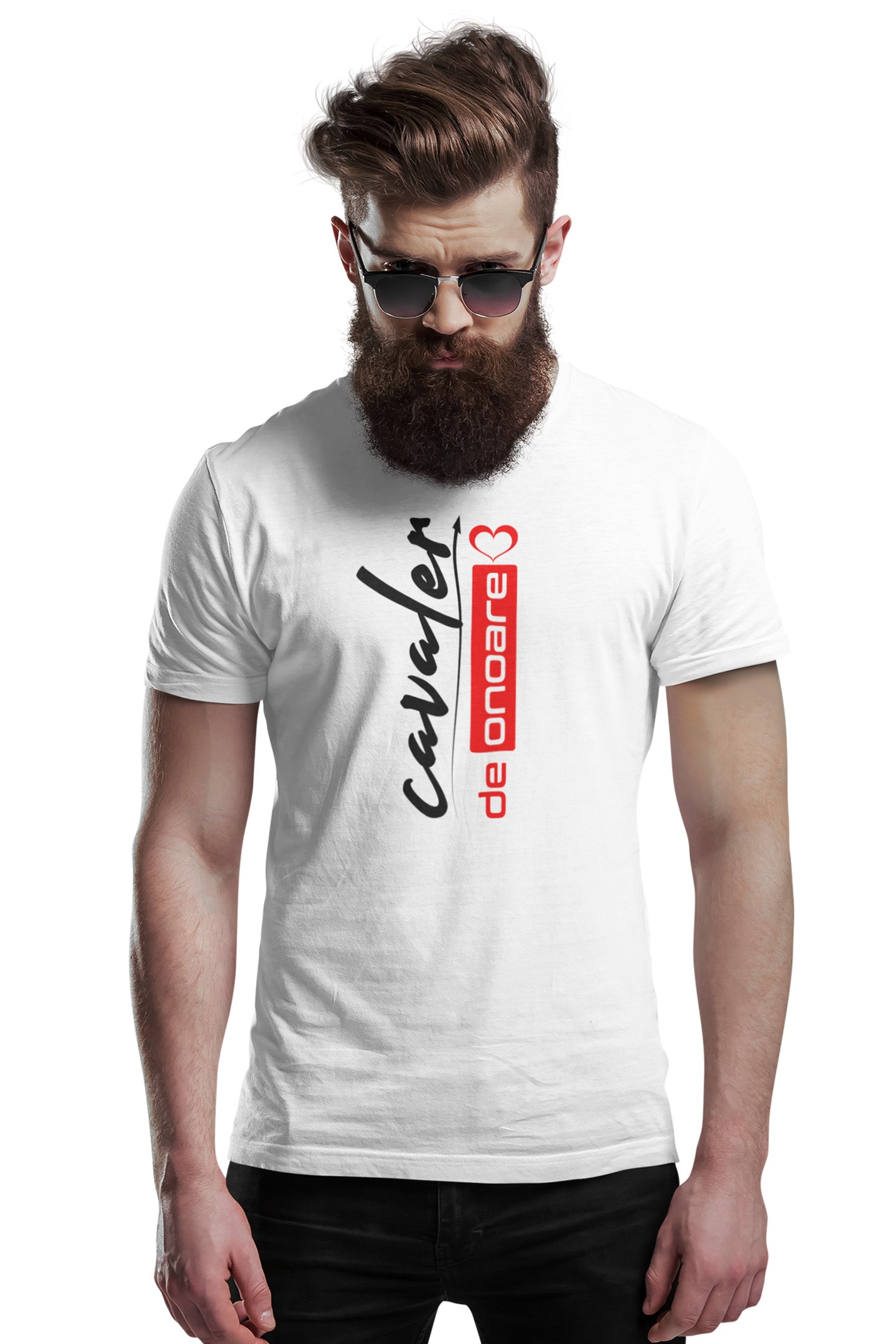 Tricou Cavaler de Onoare Alb