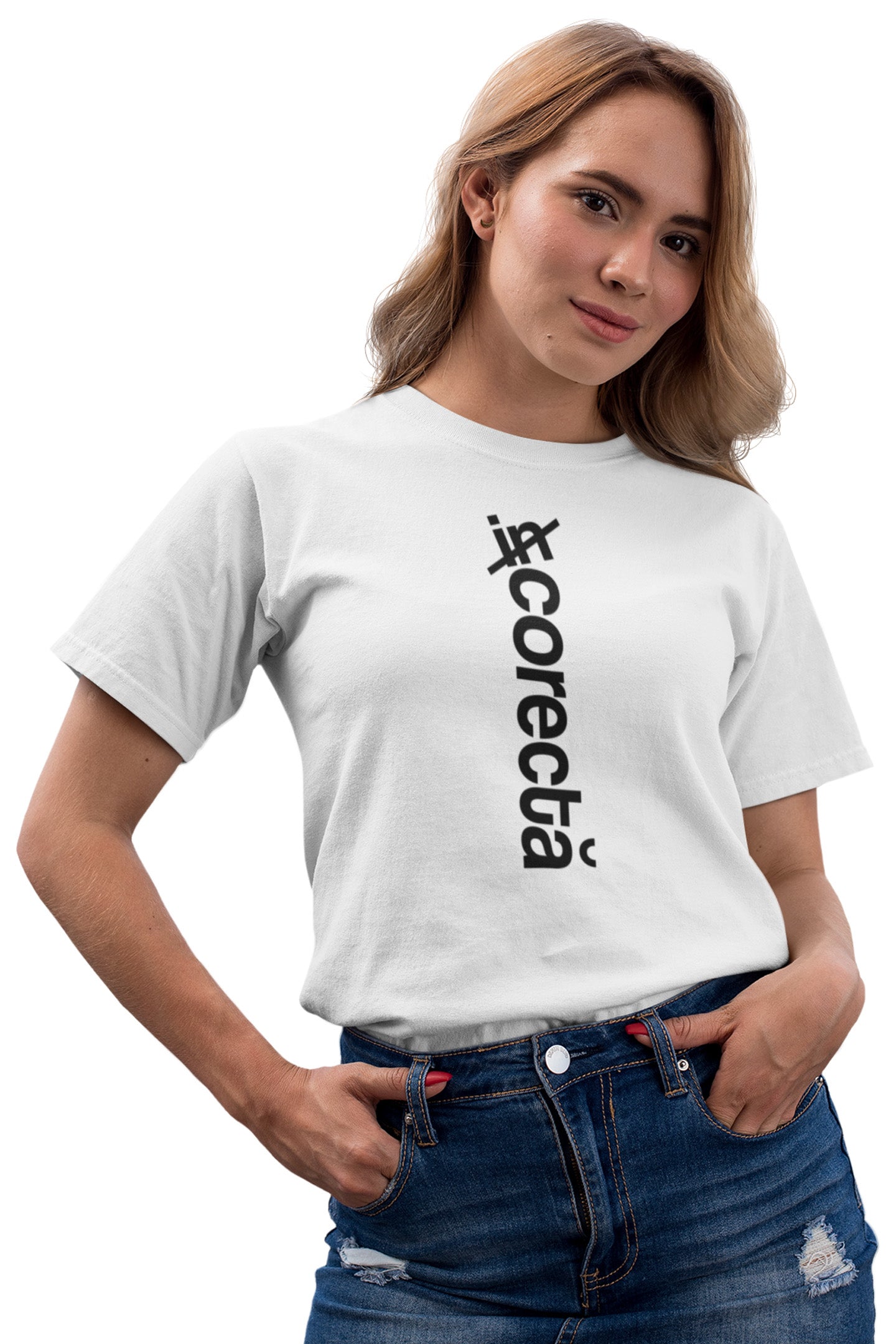Tricou Corectă Alb