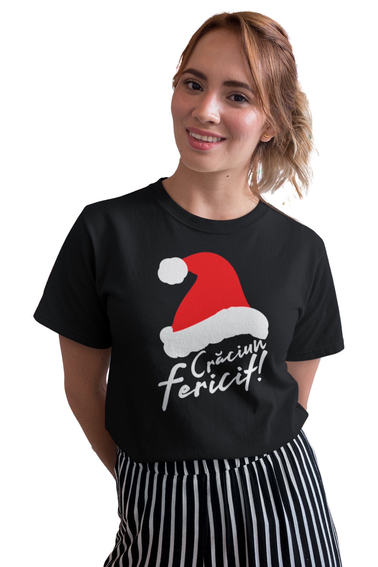 Tricou Crăciun Fericit Ea