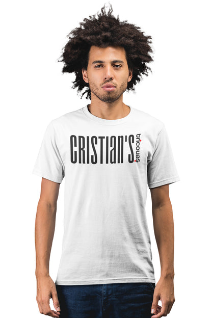Tricou Cristian Alb