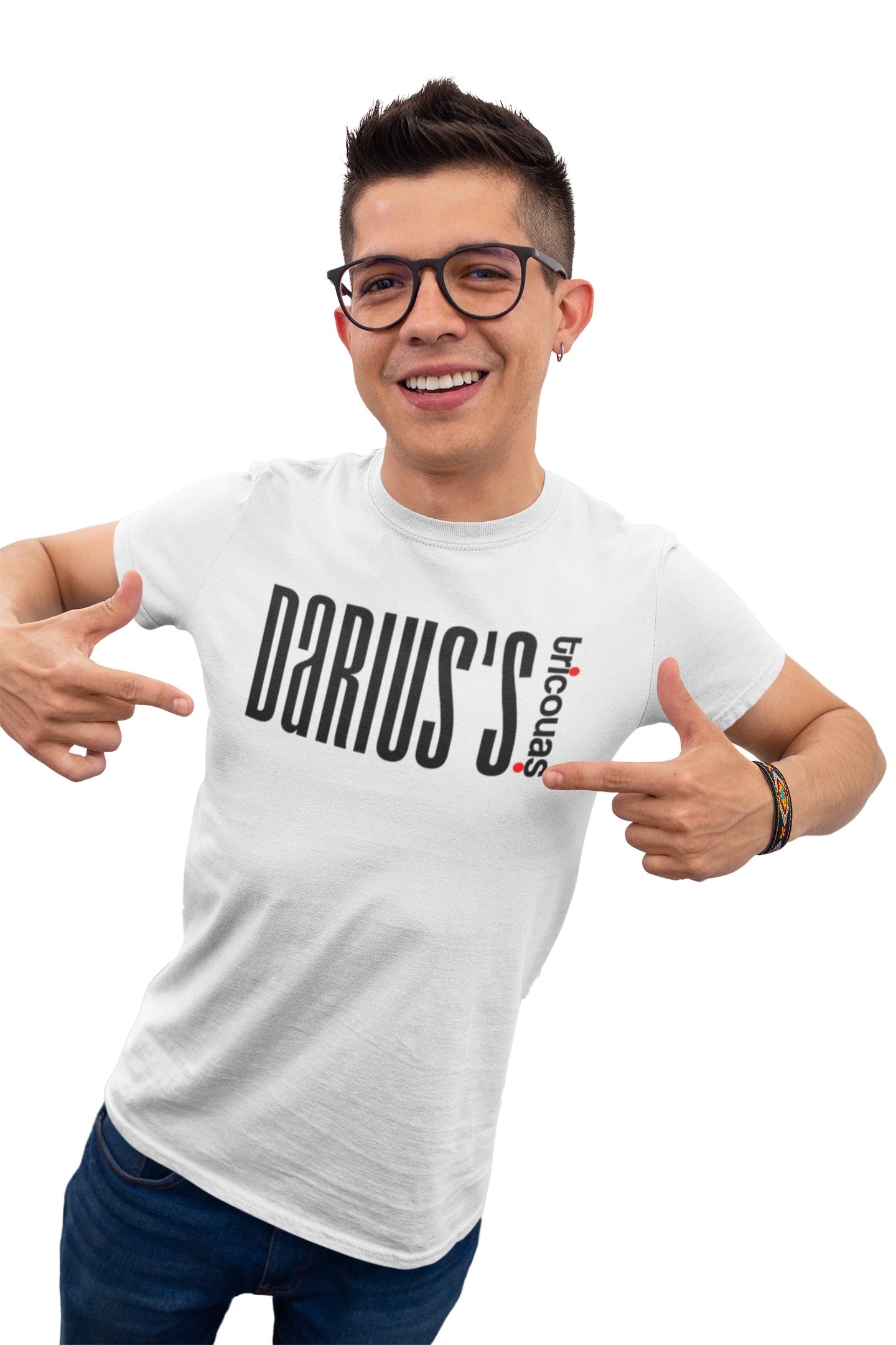 Tricou Darius Alb