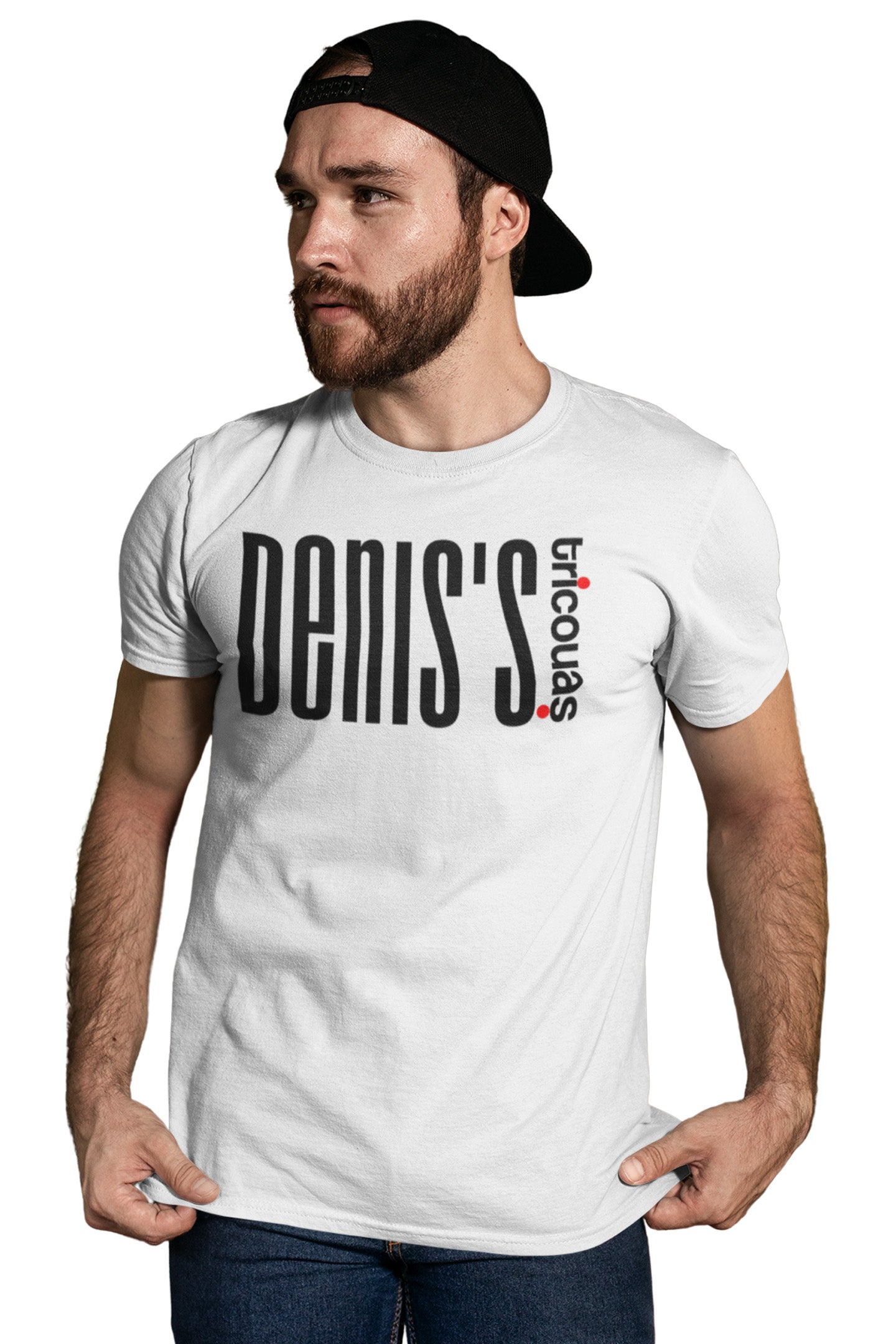 Tricou Denis Alb