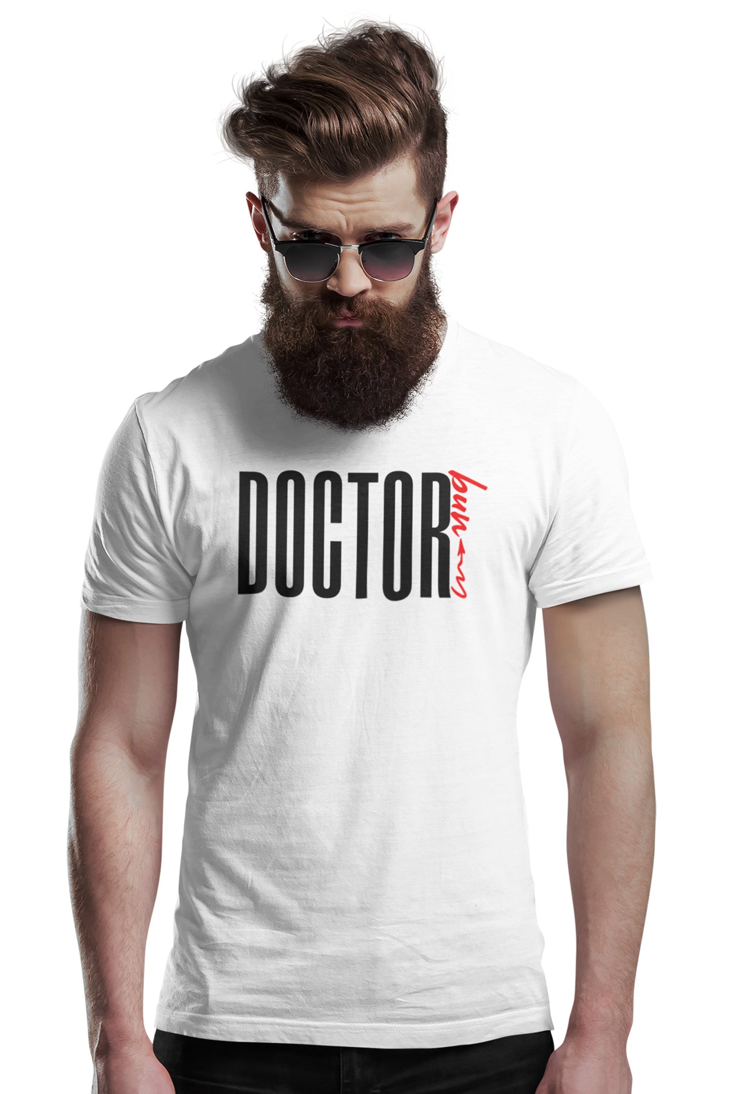 Tricou Doctor Bun Alb