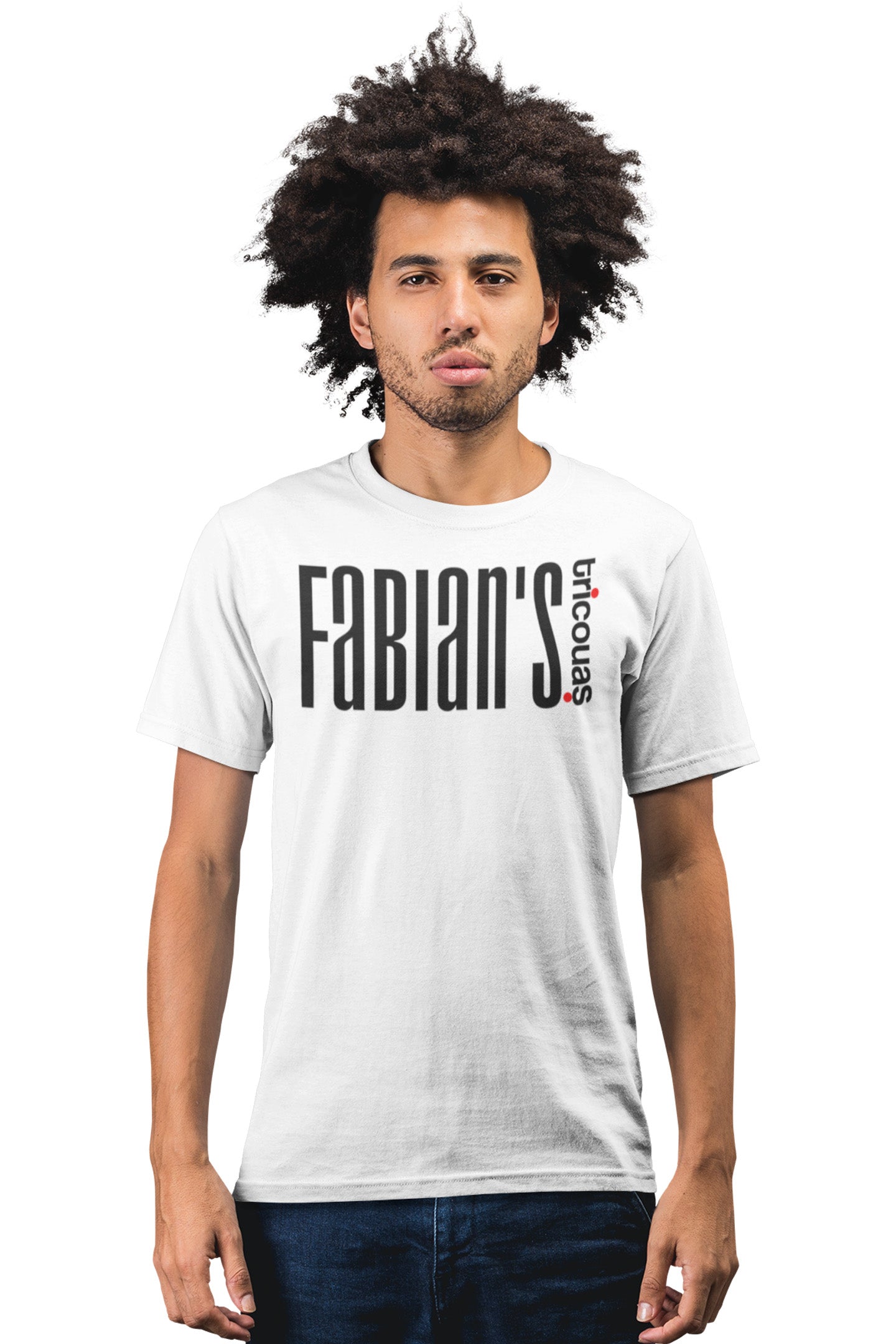 Tricou Fabian Alb