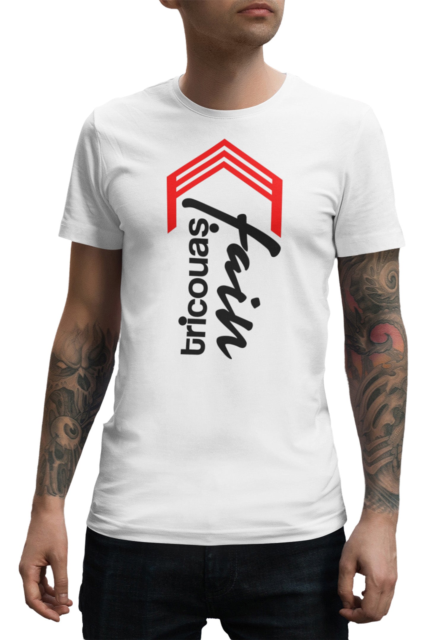 Tricou Fain Alb